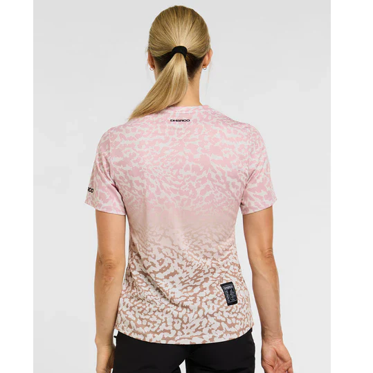Damska koszulka z krótkim rękawem DHARCO PRISCILLA Beige/Rose - Image 2
