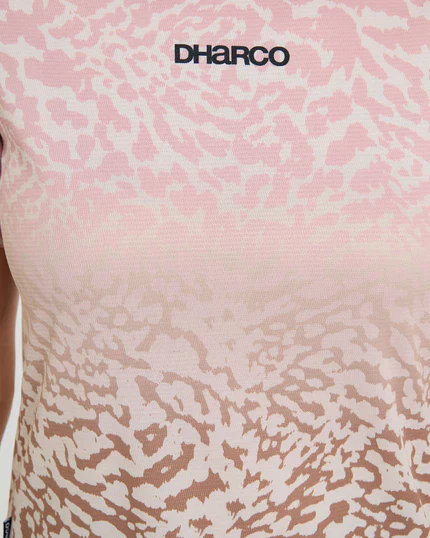 Damska koszulka z krótkim rękawem DHARCO PRISCILLA Beige/Rose - Image 5