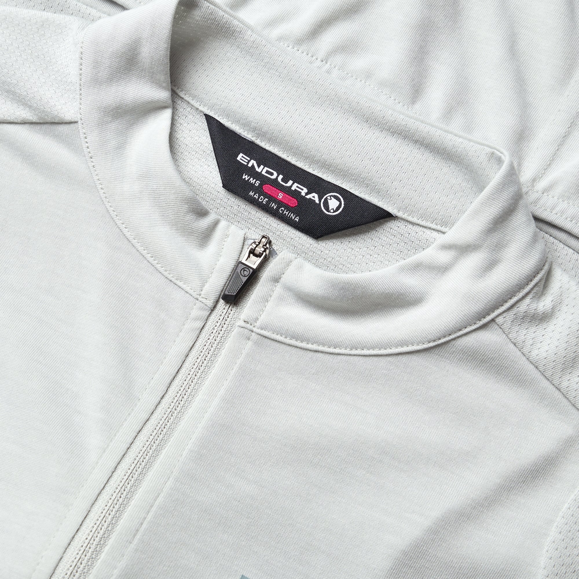 Damska koszulka z krótkim rękawem ENDURA LOOP ZIPPED Grey - Image 4