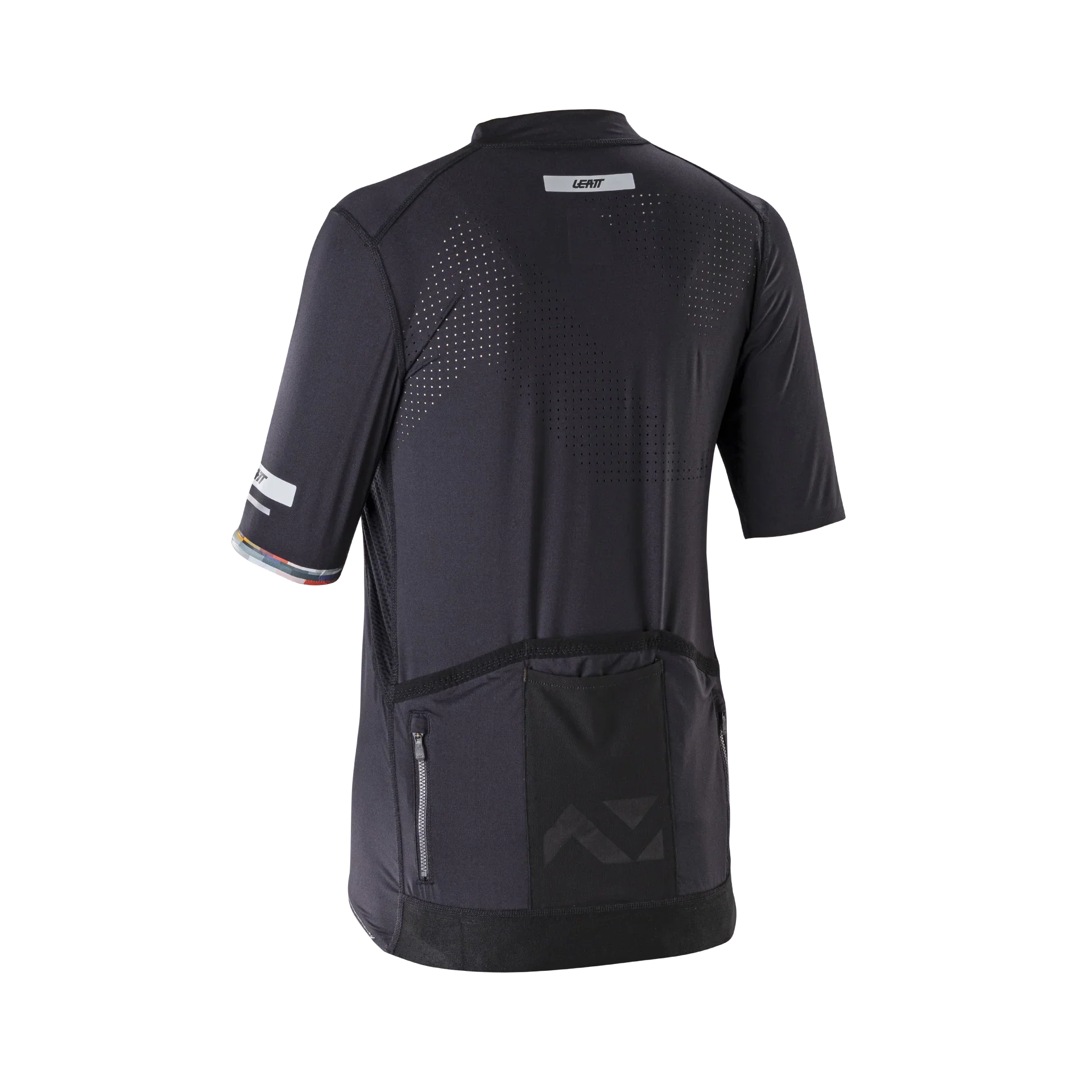 Damska koszulka z krótkim rękawem LEATT MTB ENDURANCE 5.0 CARGO czarna - Image 2
