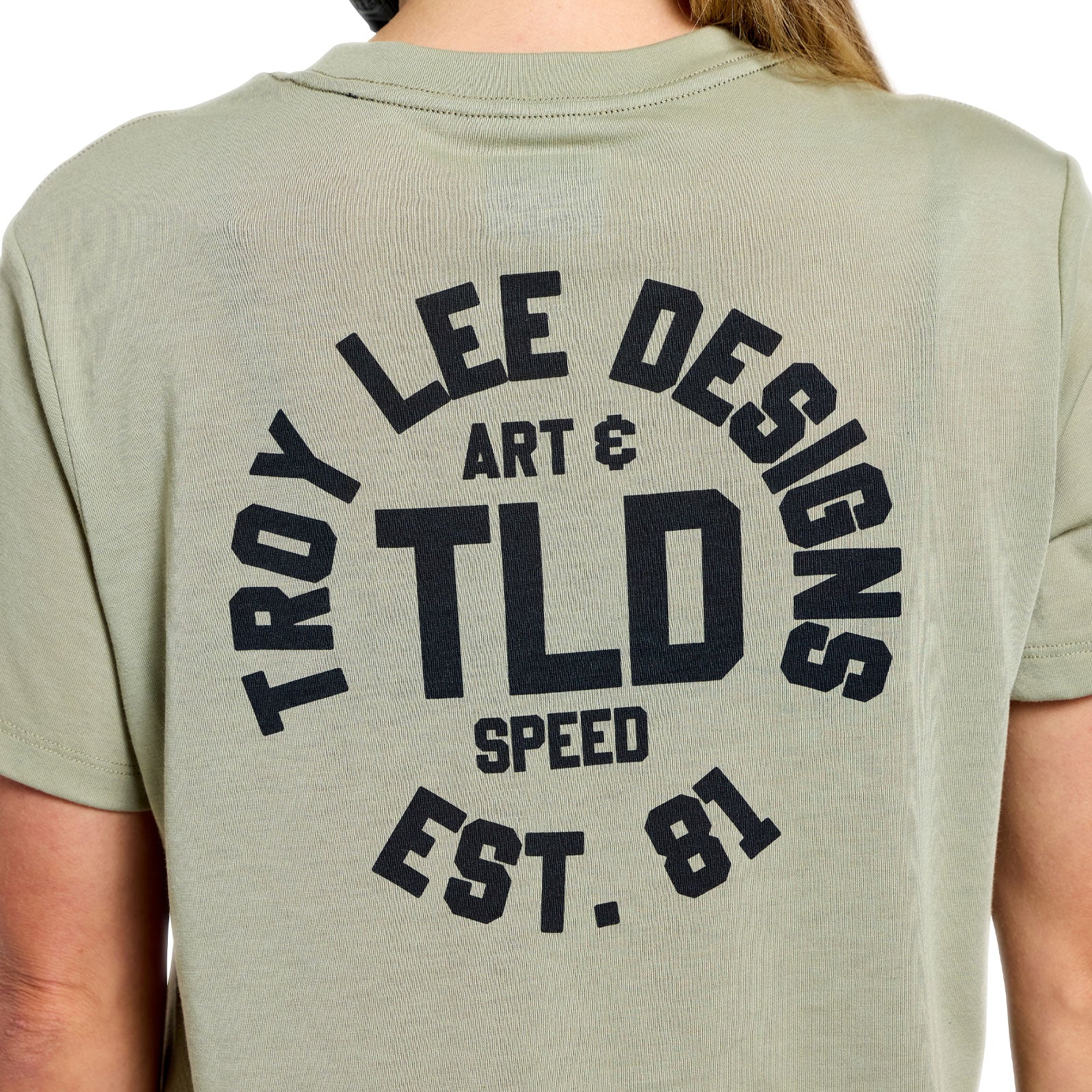 Damska koszulka z krótkim rękawem TROY LEE DESIGNS LILIUM RIDE STAMPS Sage - Image 9