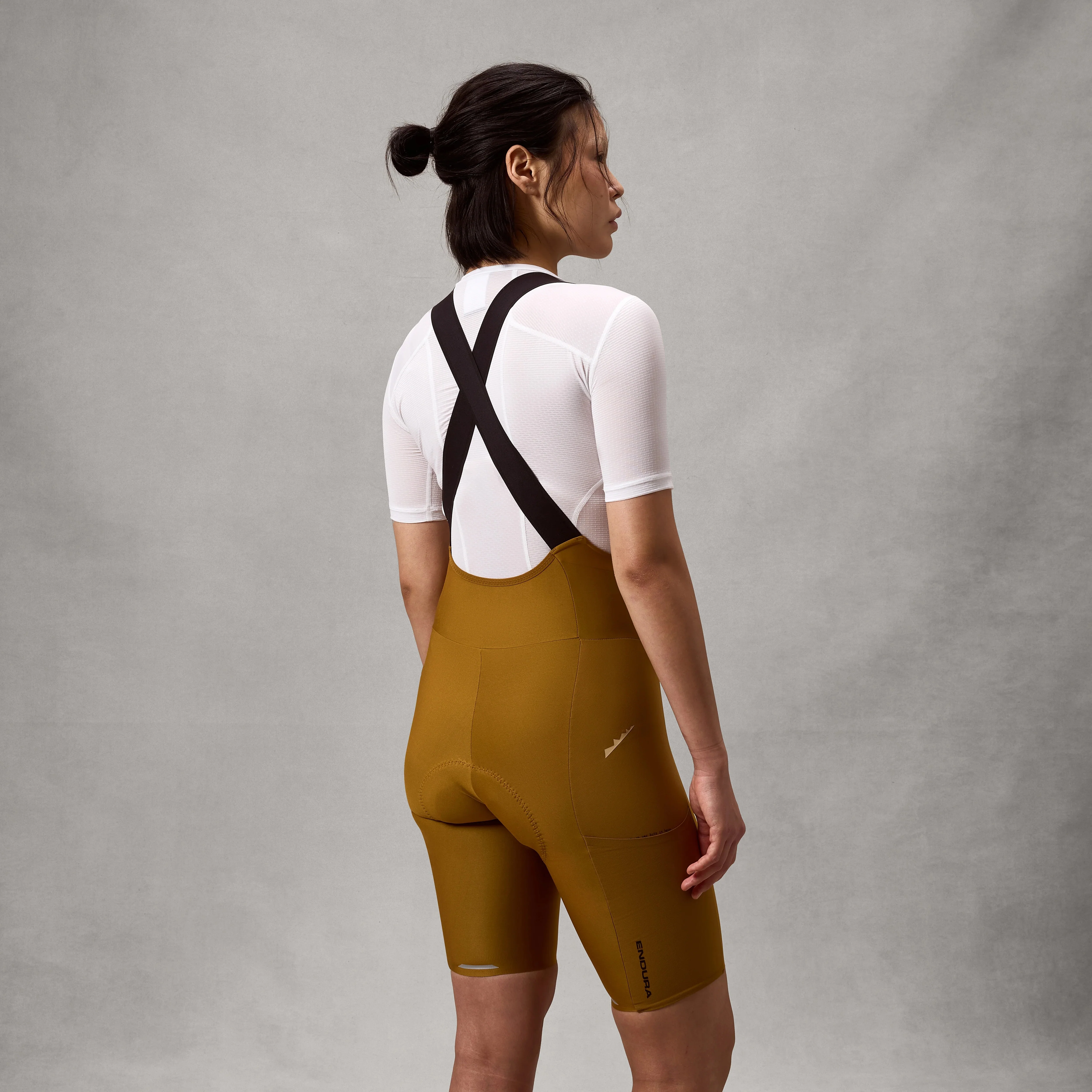 Damskie brązowe spodenki ENDURA ALLTRACK RIDE Bib Short - Image 5