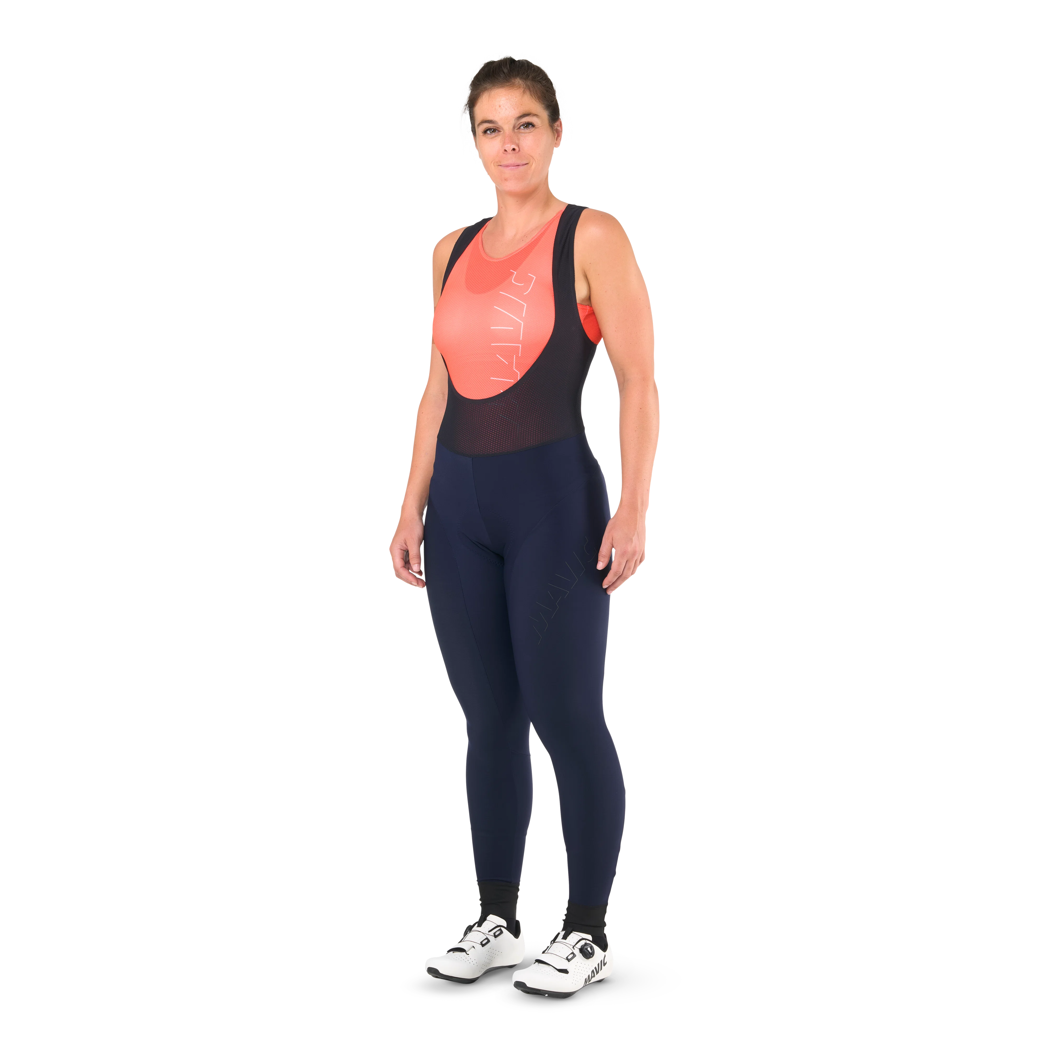 Damska koszulka termoaktywna MAVIC COSMIC THERMO Bib Tight Blue - Image 3
