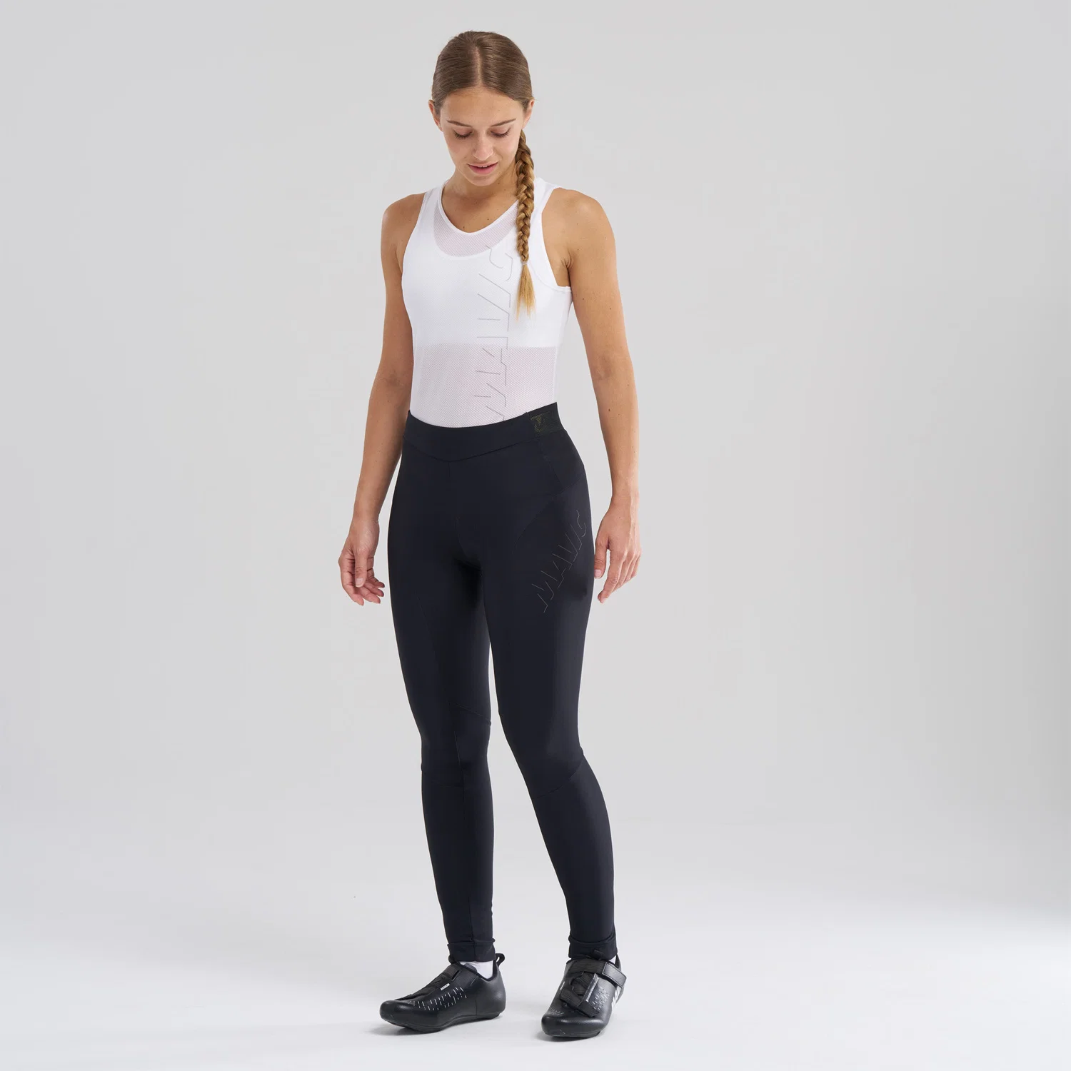 Damskie spodenki MAVIC AKSIUM THERMO Bibshorts Black - Image 2