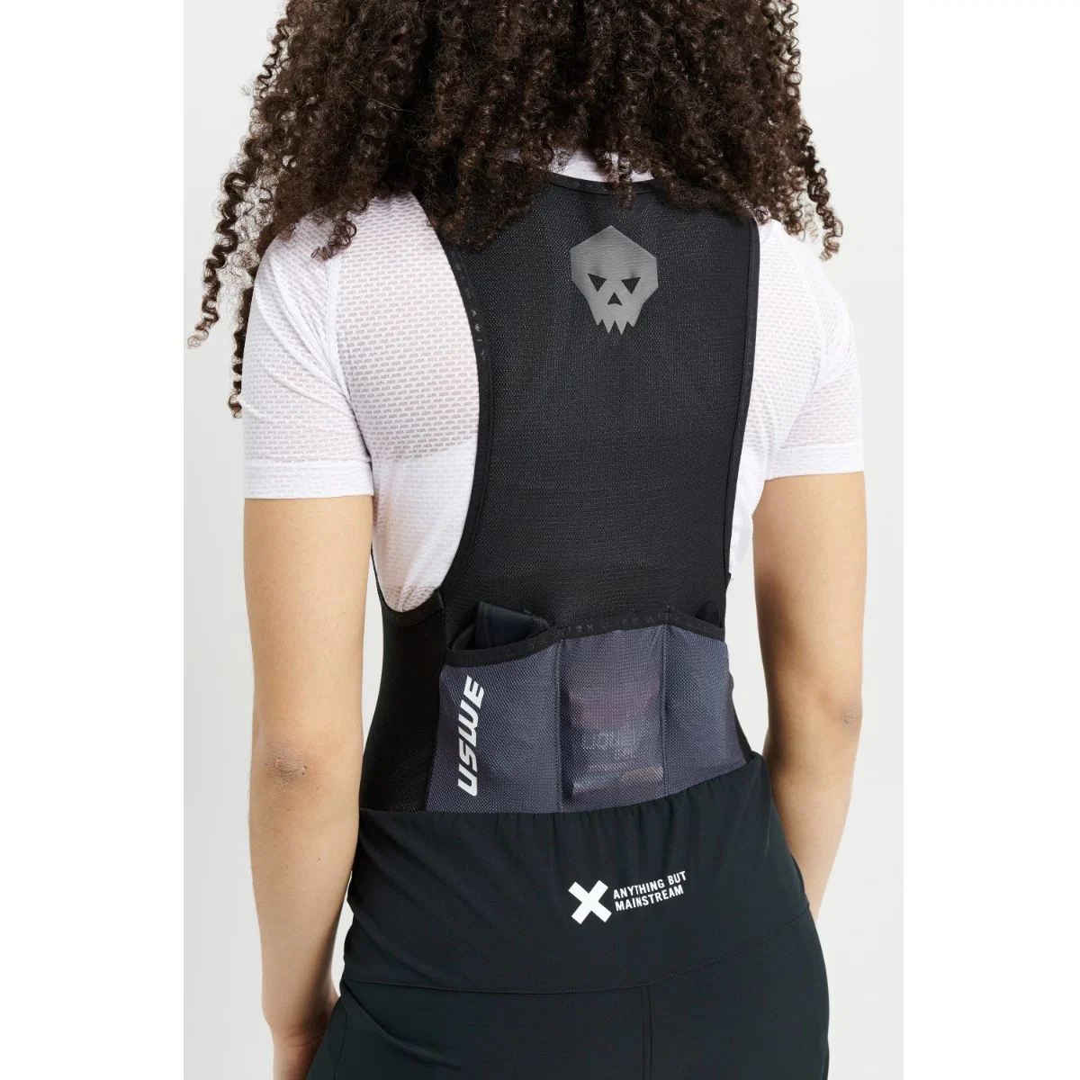 Damskie spodenki USWE HYBRID MTB Short czarne - Image 9
