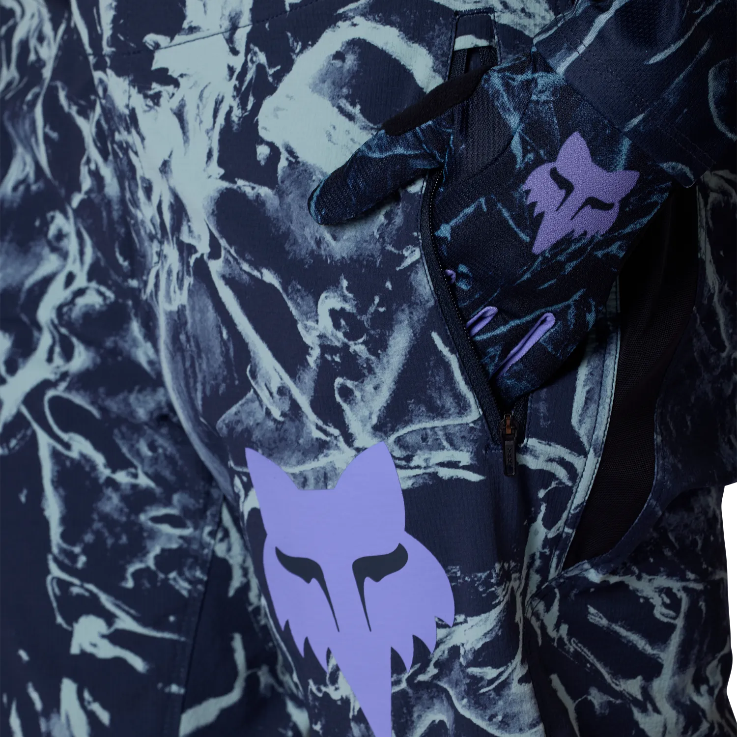 Damskie spodnie FOX RANGER IMAGE PRINT Arctic Blue - Image 2