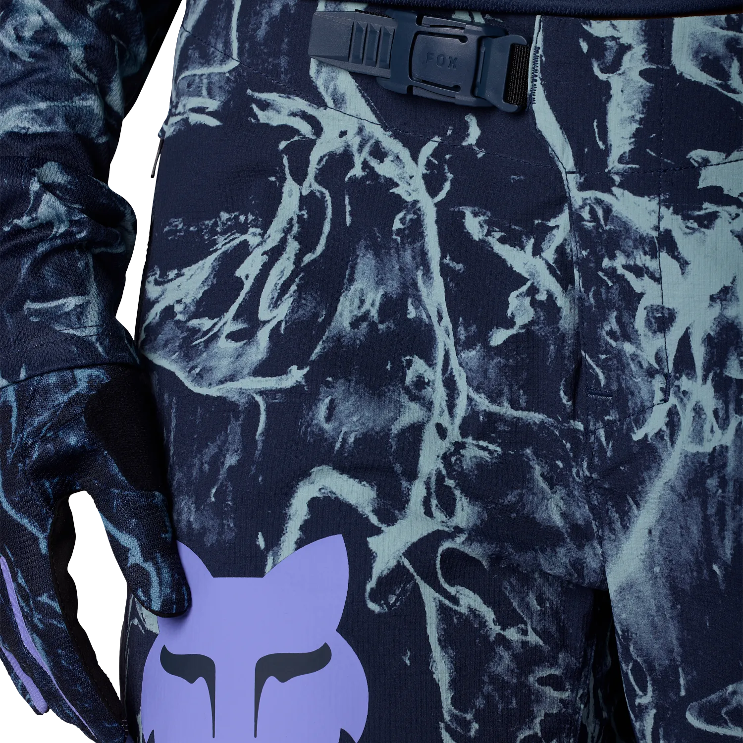 Damskie spodnie FOX RANGER IMAGE PRINT Arctic Blue - Image 3