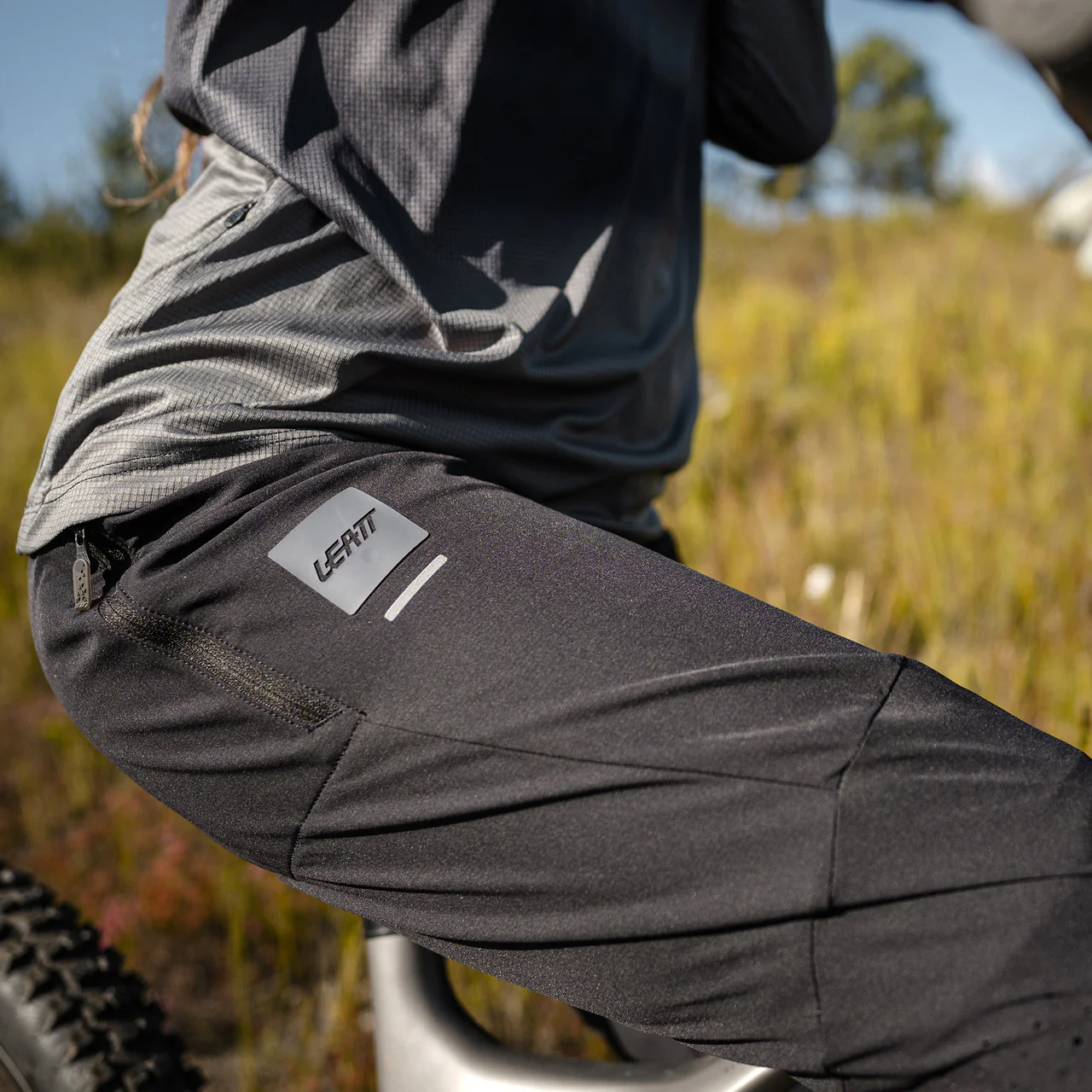 Damskie spodnie LEATT MTB TRAIL 3.0 LINER Pants czarne - Image 4