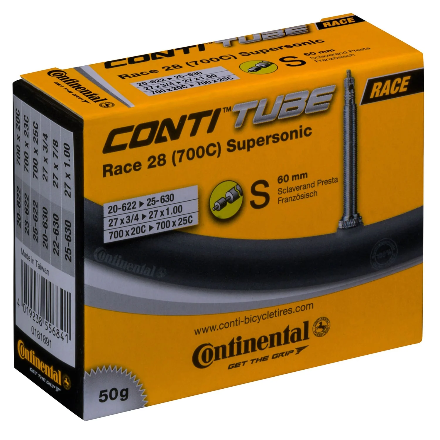 Dętka CONTINENTAL RACE SUPERSONIC 700x20/25c Presta - Image 4