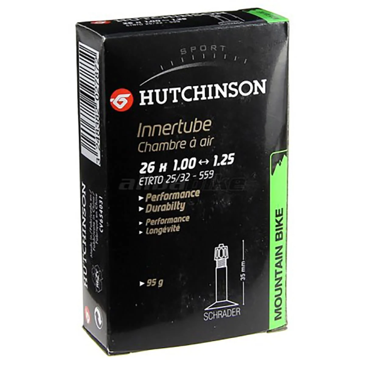 Dętka HUTCHINSON 26x1.00 - 1.25 Schrader 48mm