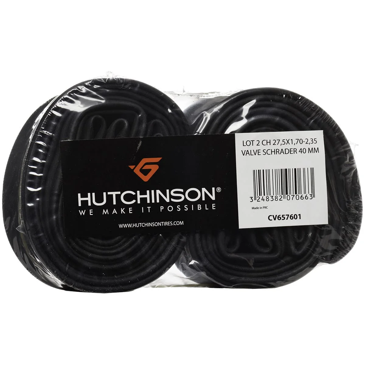 Dętka HUTCHINSON 27.5x1.70 - 2.35 Schrader 40mm (zestaw 2 szt.)