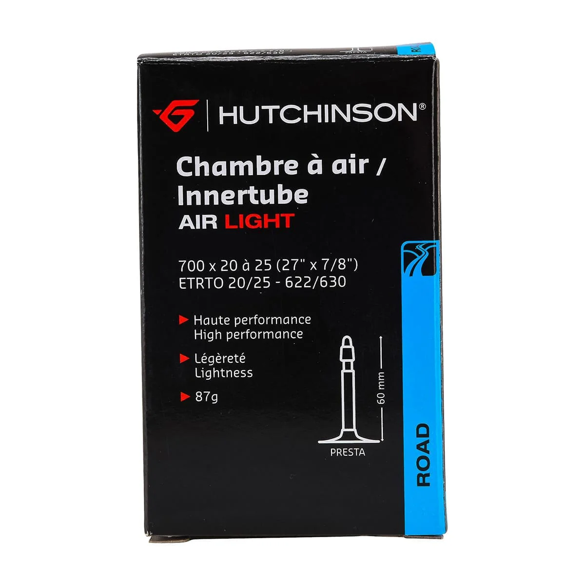 Dętka HUTCHINSON AIR LIGHT 700x20/25 PRESTA