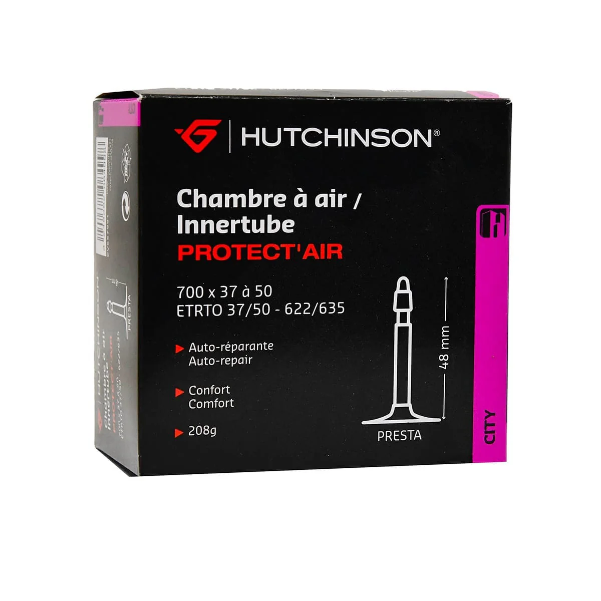 Dętka HUTCHINSON PROTECT'AIR 2 700x37/50 PRESTA