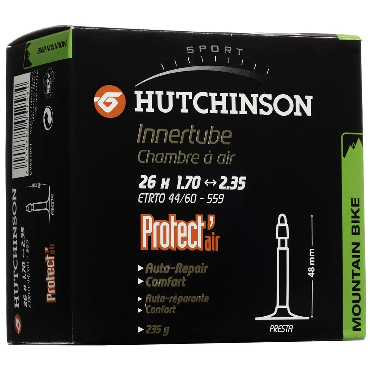 Dętka HUTCHINSON PROTECT'AIR 26x 1.70 - 2.35 Presta 48 mm