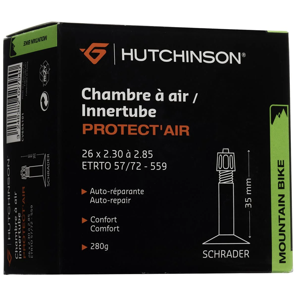Dętka HUTCHINSON PROTECT'AIR 26x 2.30 - 2.85 Schrader 35mm