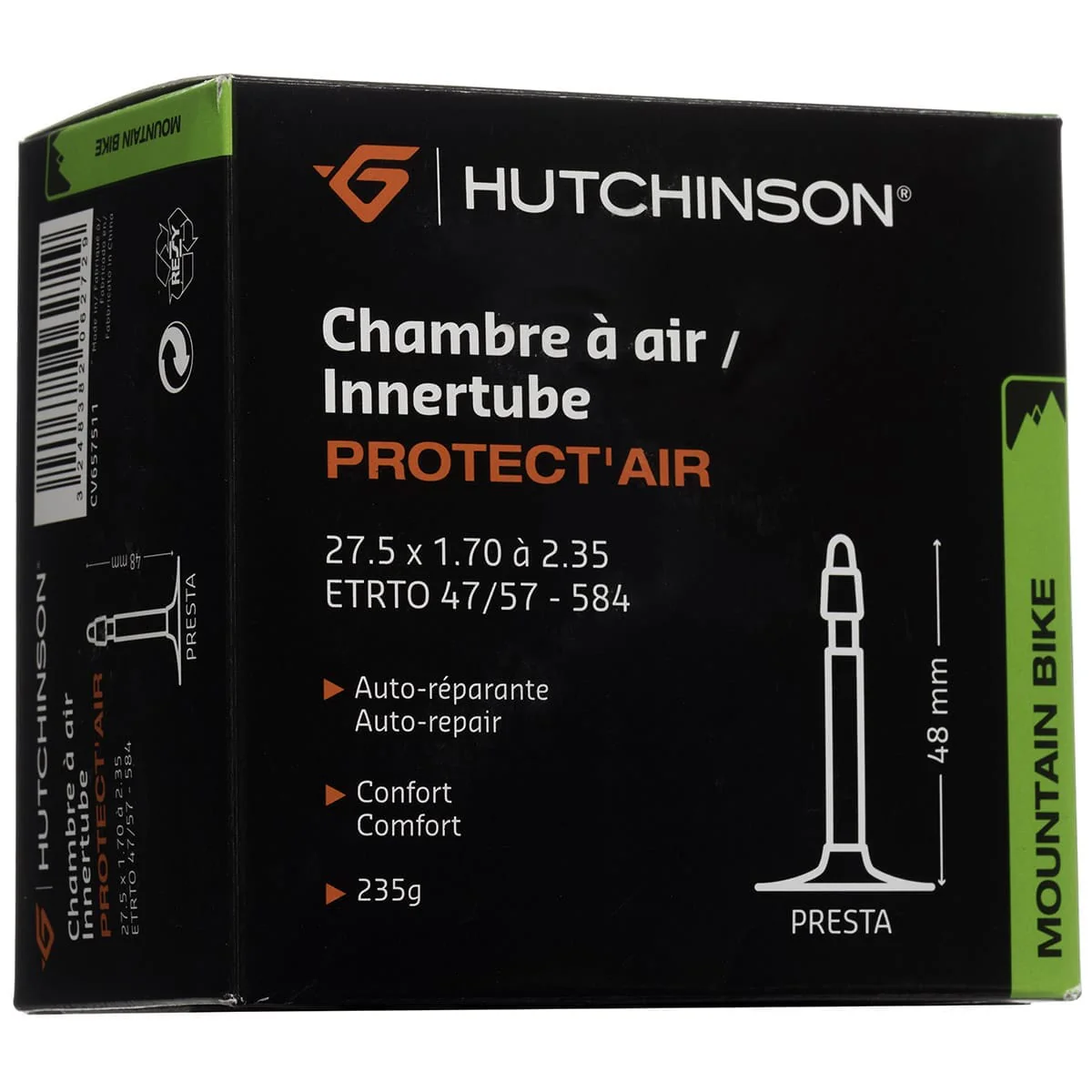 Dętka HUTCHINSON PROTECT'AIR 27,5x 1,70 - 2,35 Presta 48 mm
