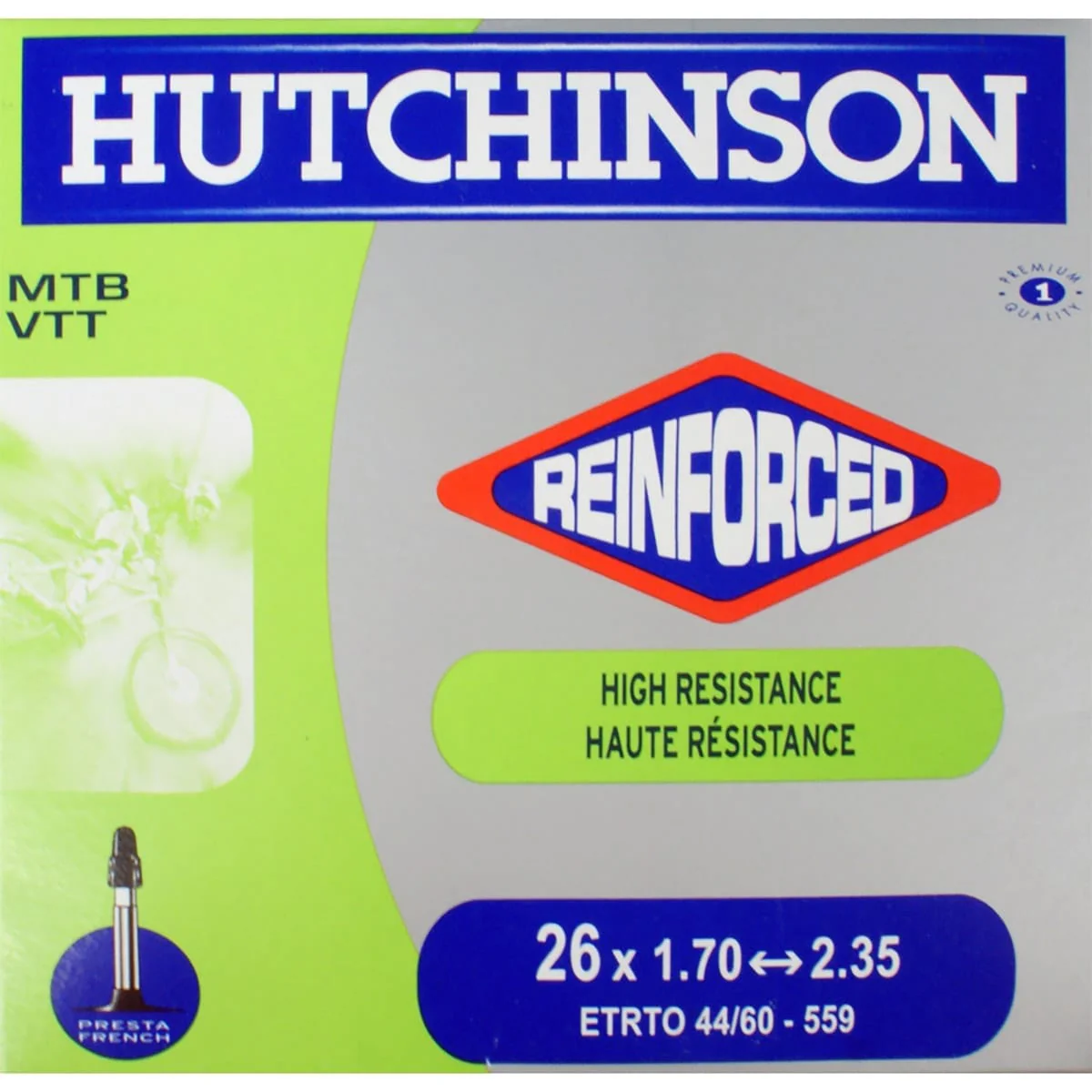 Dętka HUTCHINSON REINFORCED 26x 1.70 - 2.35 Presta 48mm