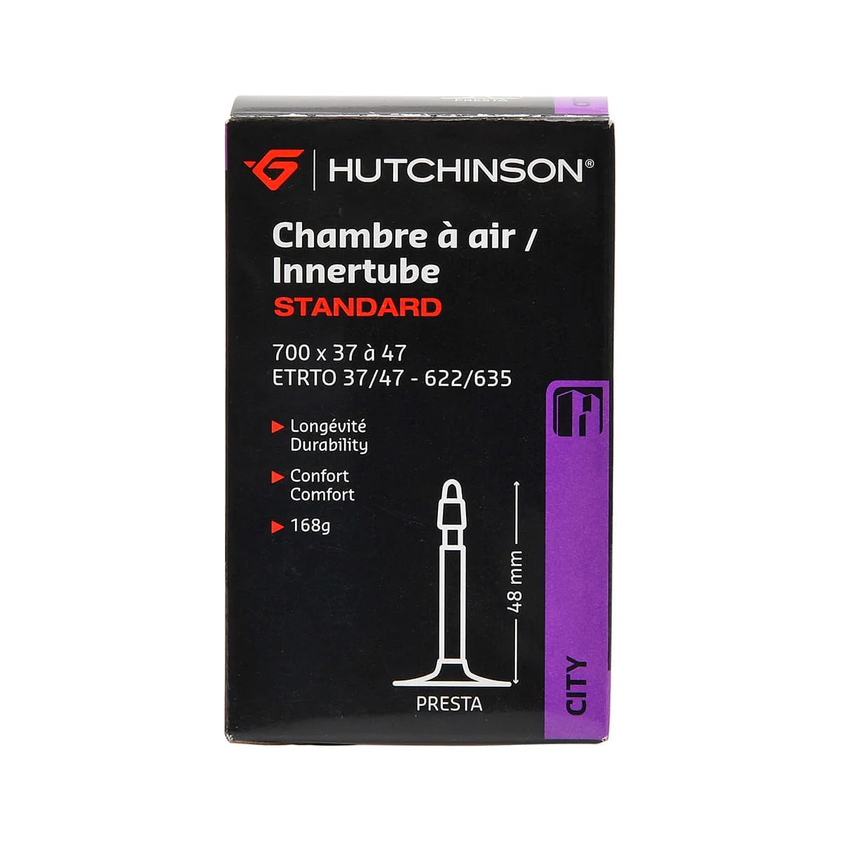 Dętka HUTCHINSON STANDARD 700x37/47 PRESTA