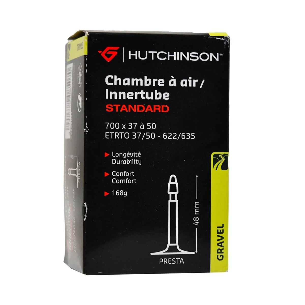 Dętka HUTCHINSON STANDARD GRAVEL 700x37/50 PRESTA