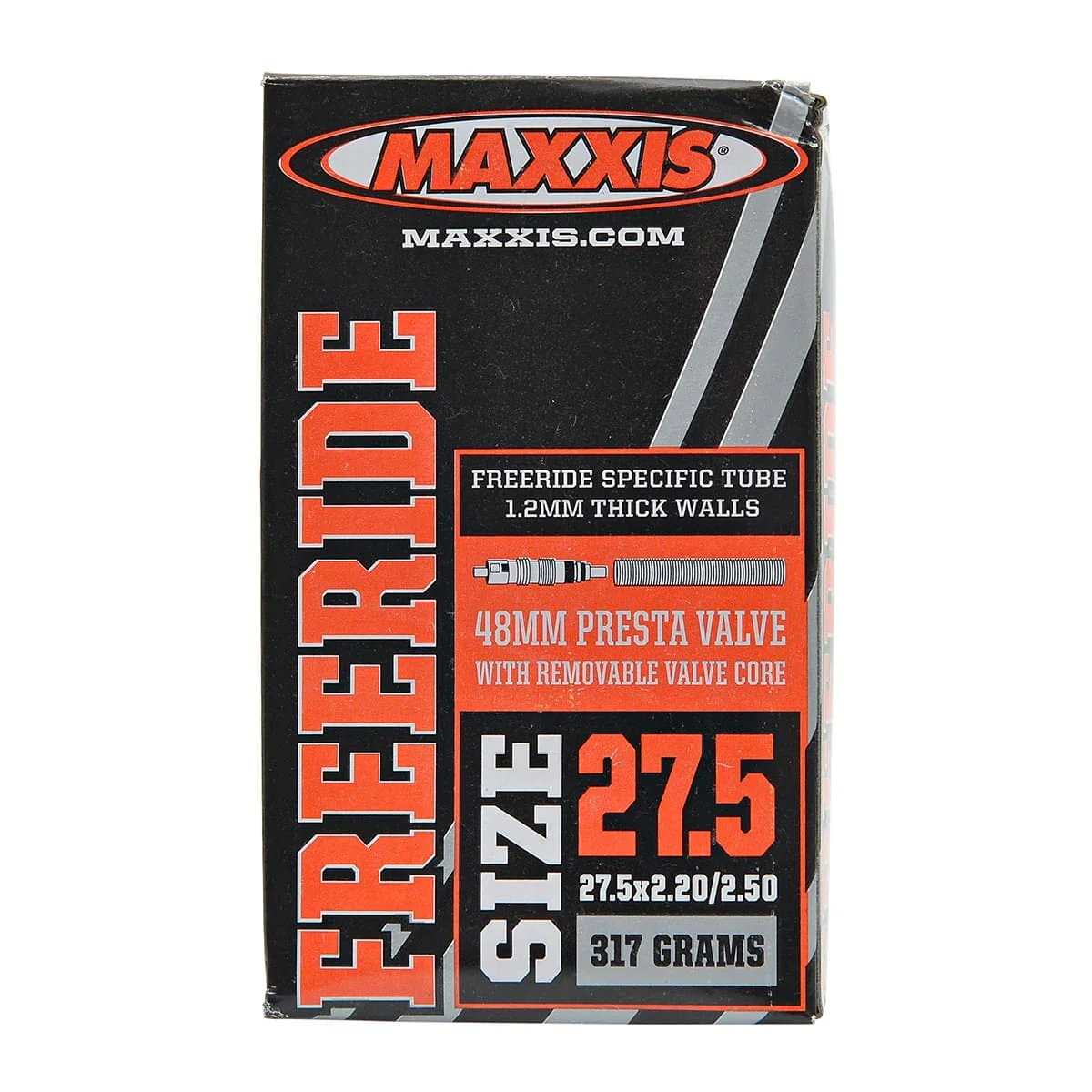 Dętka MAXXIS FREERIDE 27,5x2,2/2,5 Presta 48 mm czarna