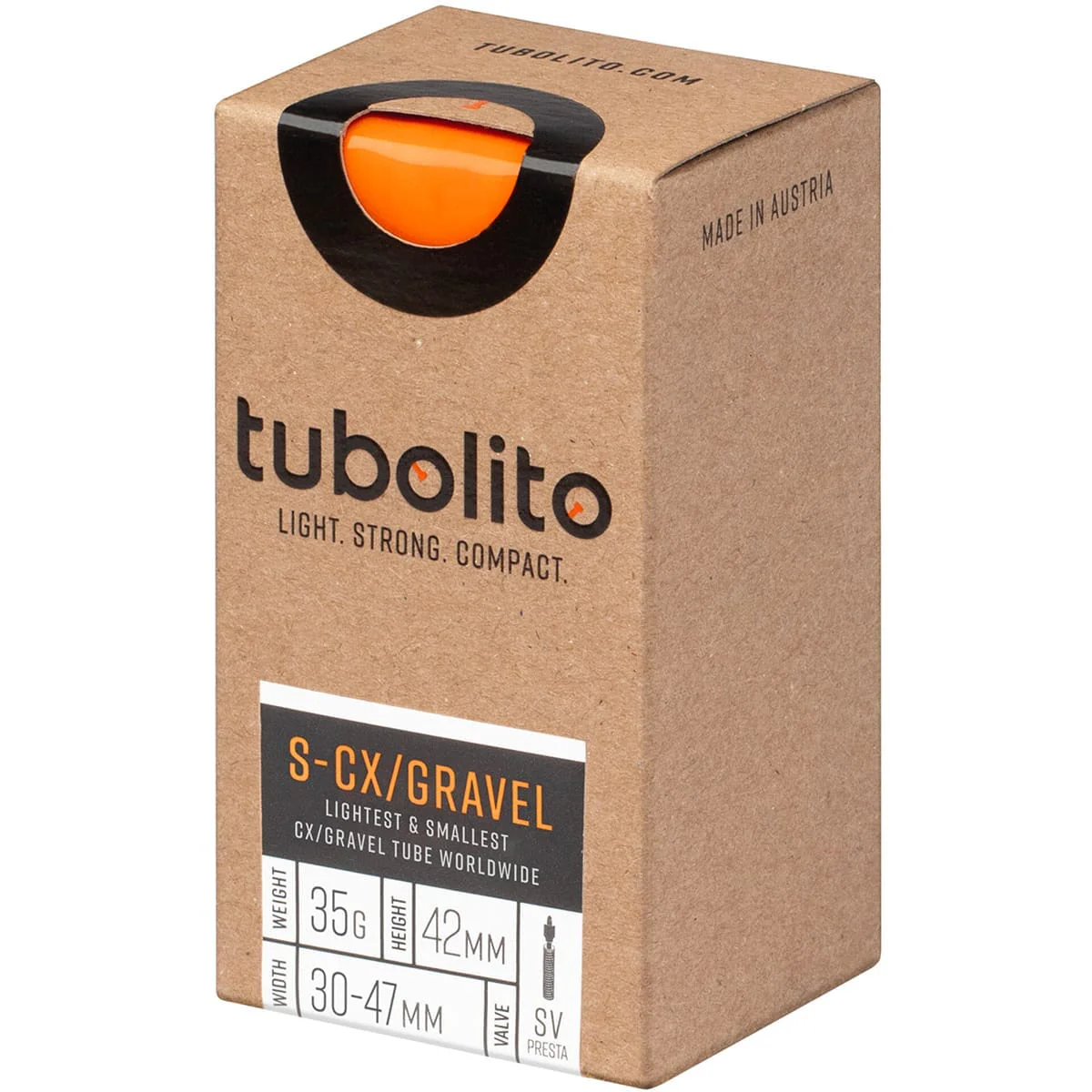 Dętka TUBOLITO S-TUBO CX/gravel 700x 30/47 Presta Orange