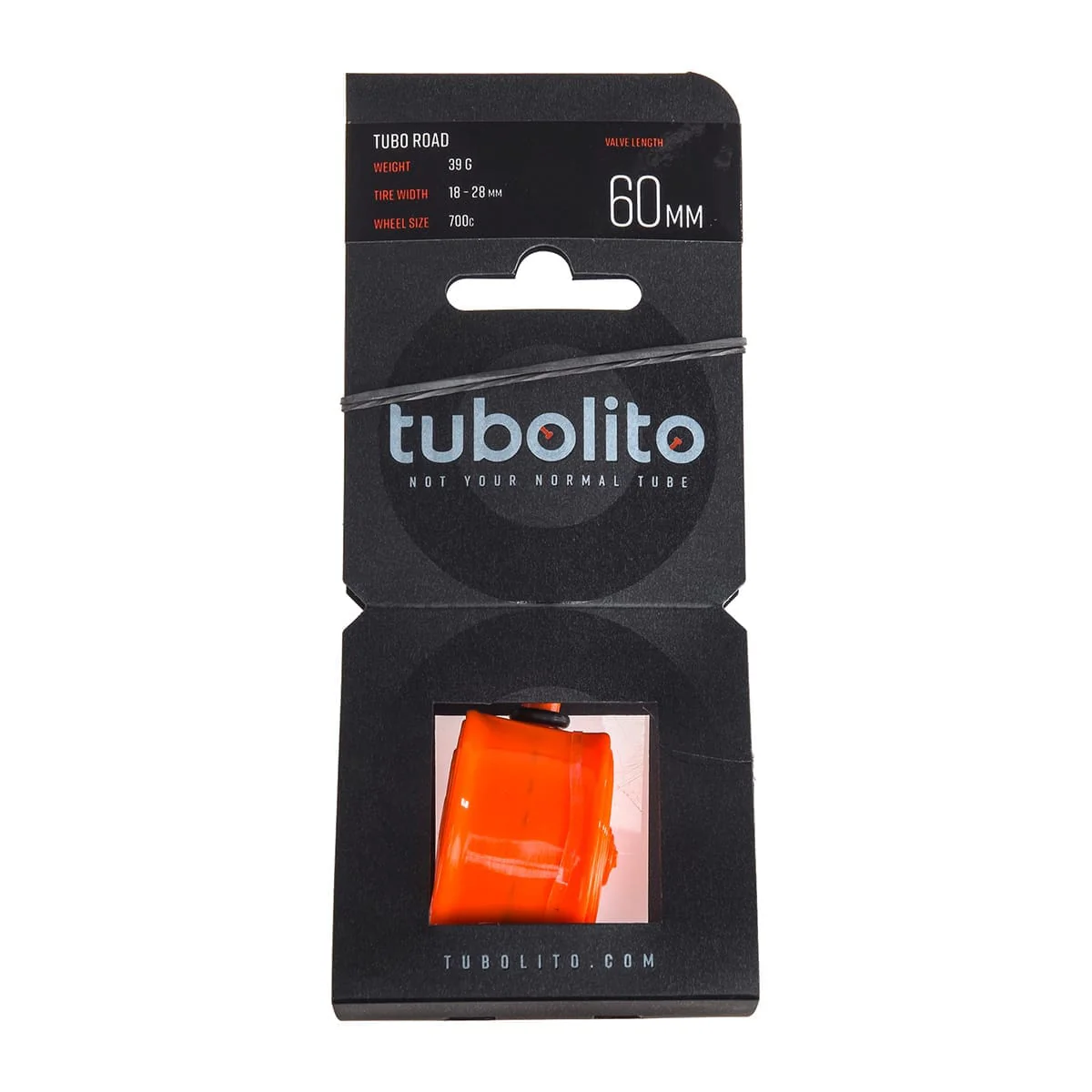 Dętka TUBOLITO TUBO 700x18/28 Presta Orange - Image 3