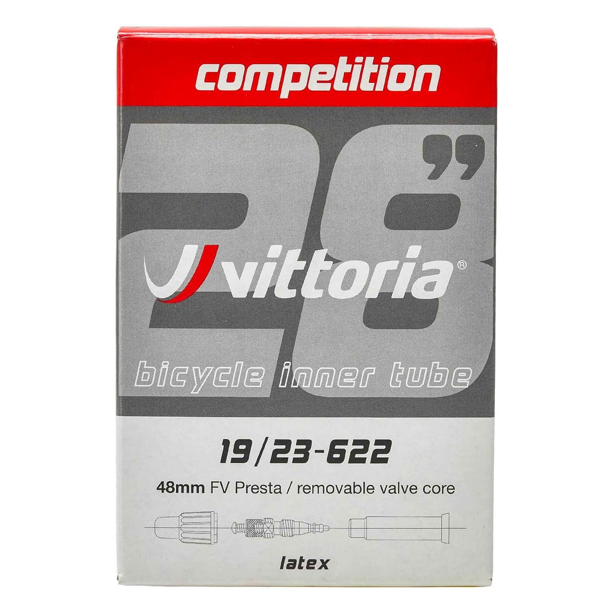 Dętka VITTORIA COMPETITION LATEX 700x19/23 Zawór