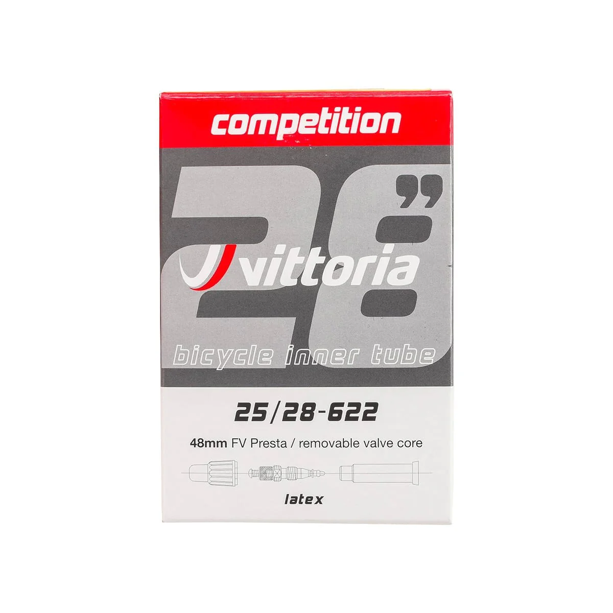 Dętka VITTORIA COMPETITION LATEX 700x25/28c Zawór