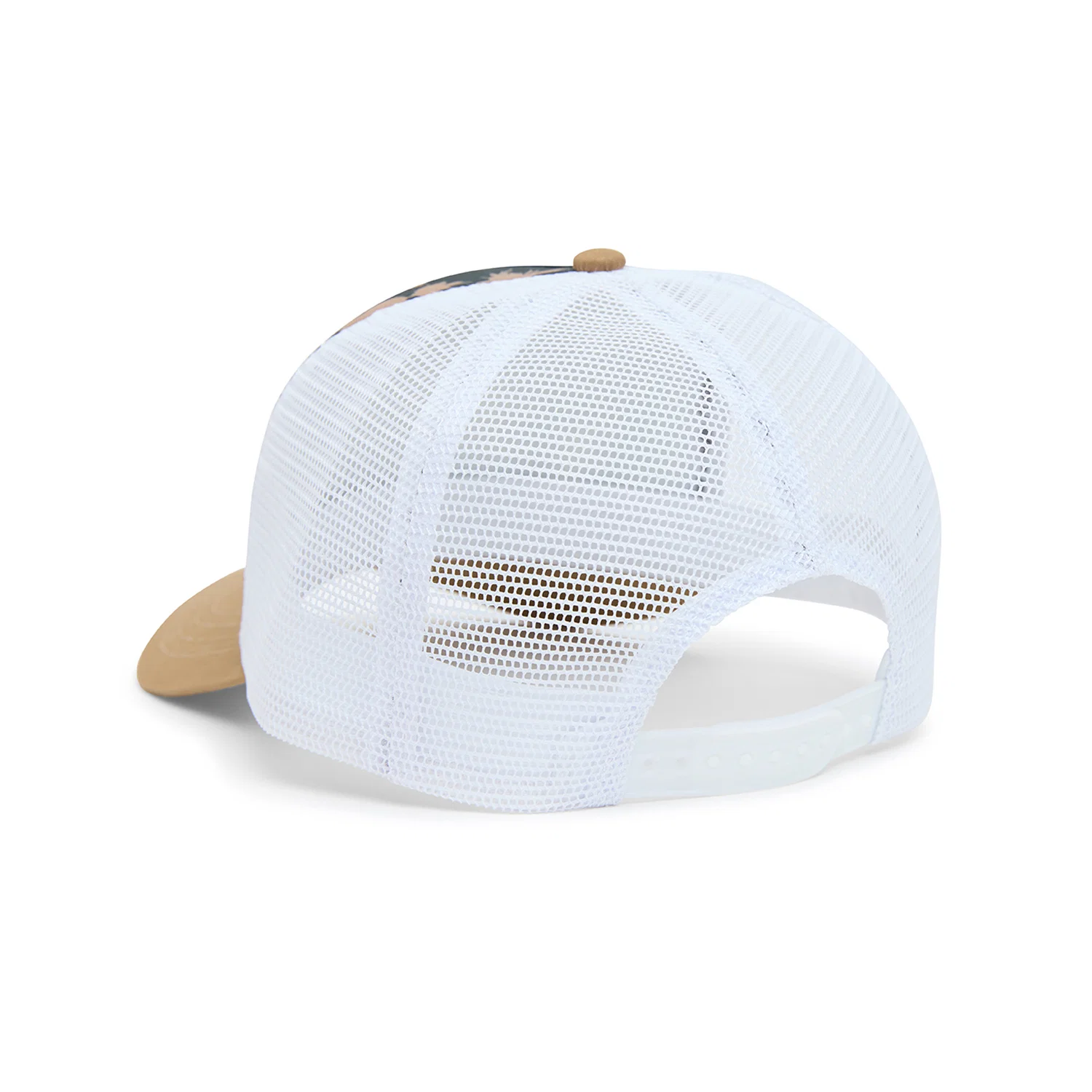 DHARCO CURVED PEAK TRUCKER Cap Brown/White - Image 3