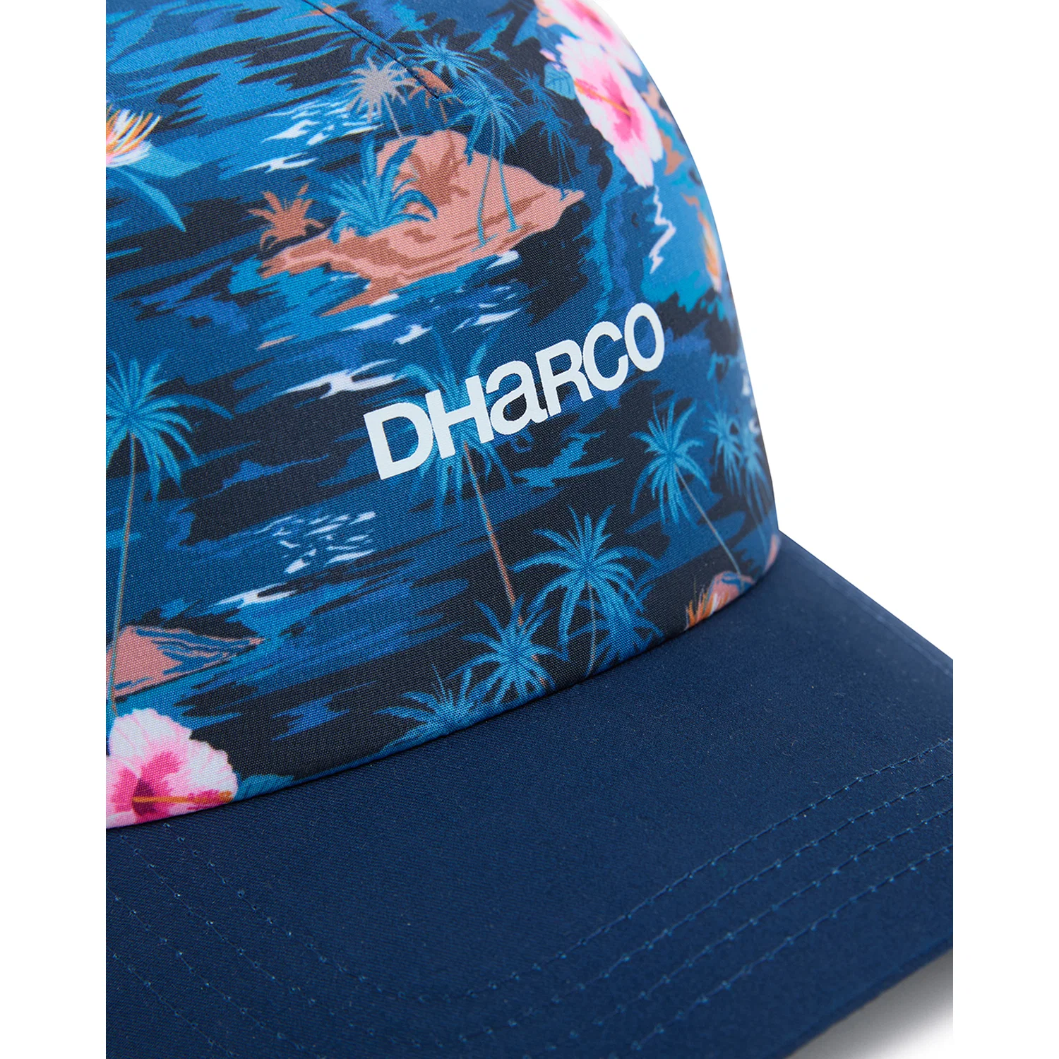 DHARCO CURVED PEAK TRUCKER OASIS Cap Blue - Image 2