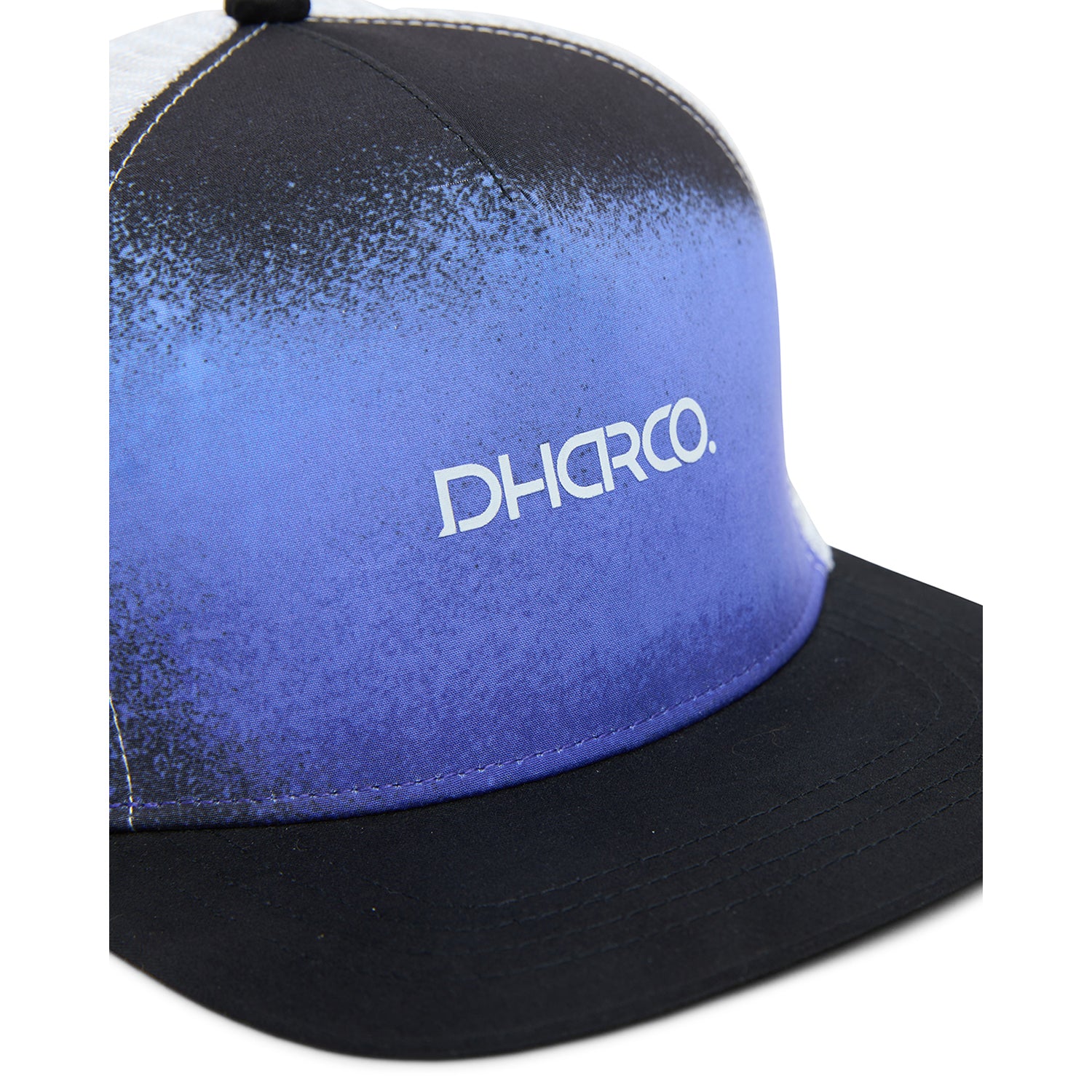 DHARCO FLAT PEAK ULTRA VIOLET Junior Cap White/Purple - Image 2