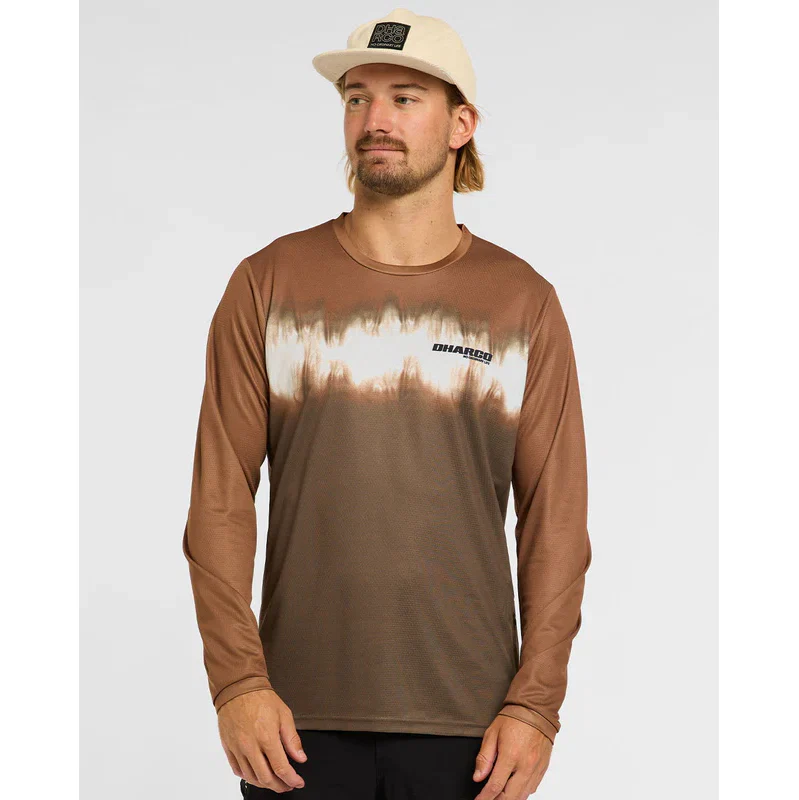 DHARCO GRAVITY DUNE Jersey z długim rękawem brązowy