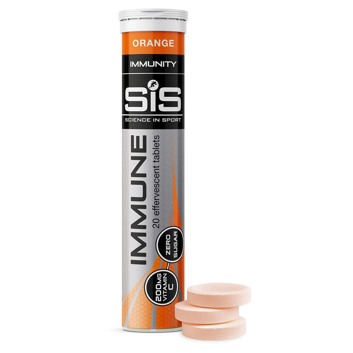 SIS GO IMMUNE elektrolitowe tabletki nawadniające (x20) pomarańczowe