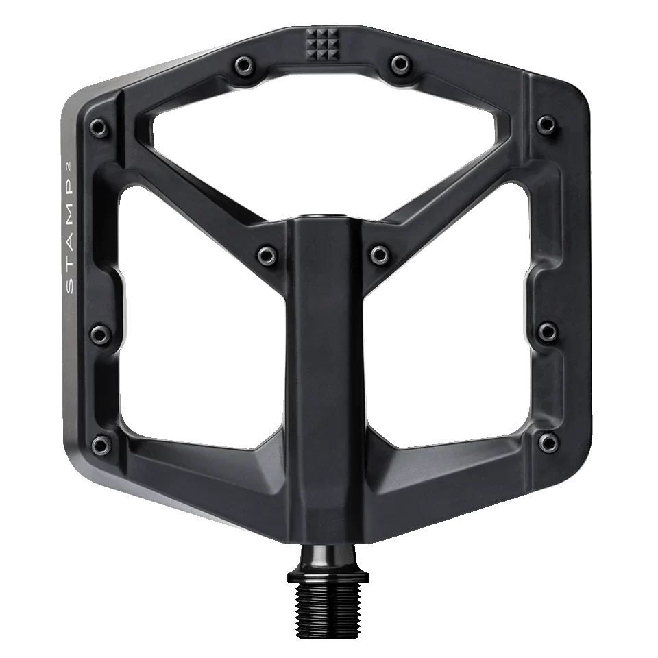 Duże płaskie pedały CRANKBROTHERS STAMP 2 czarne