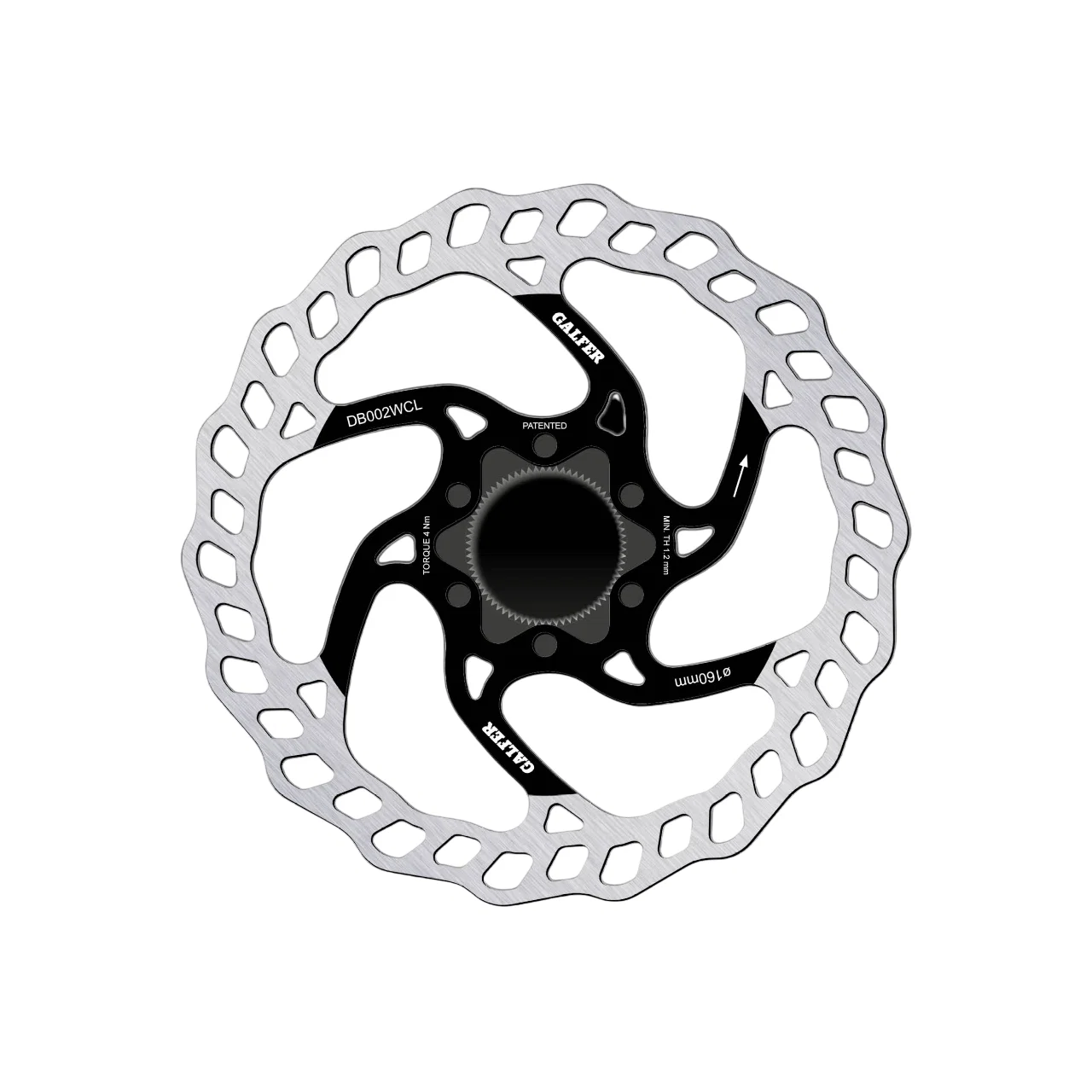 Tarcza GALFER SHARK 1,8 mm CENTER LOCK