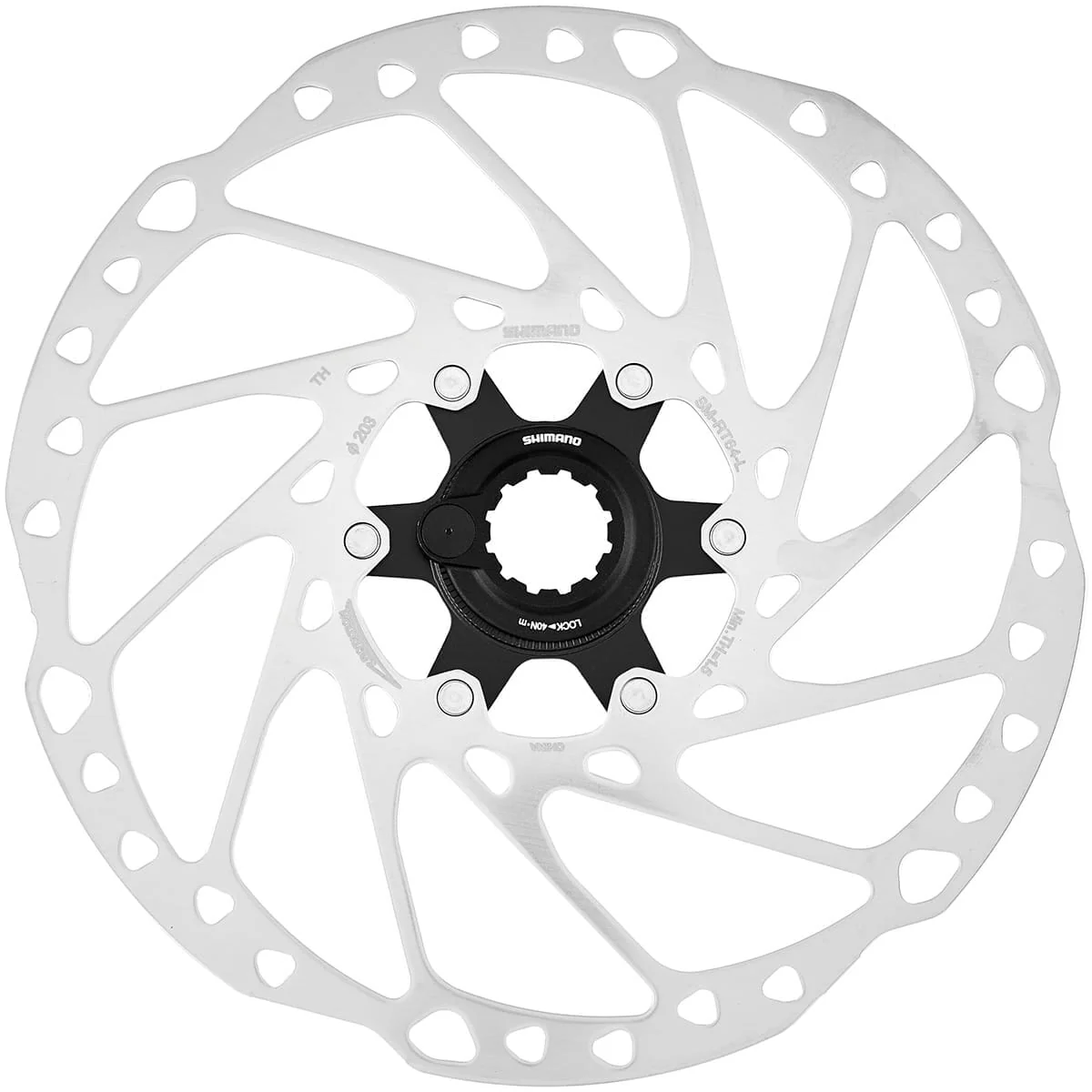 Dysk SHIMANO SM-RT64 CENTER LOCK Magnes do rowerów elektrycznych - Image 5