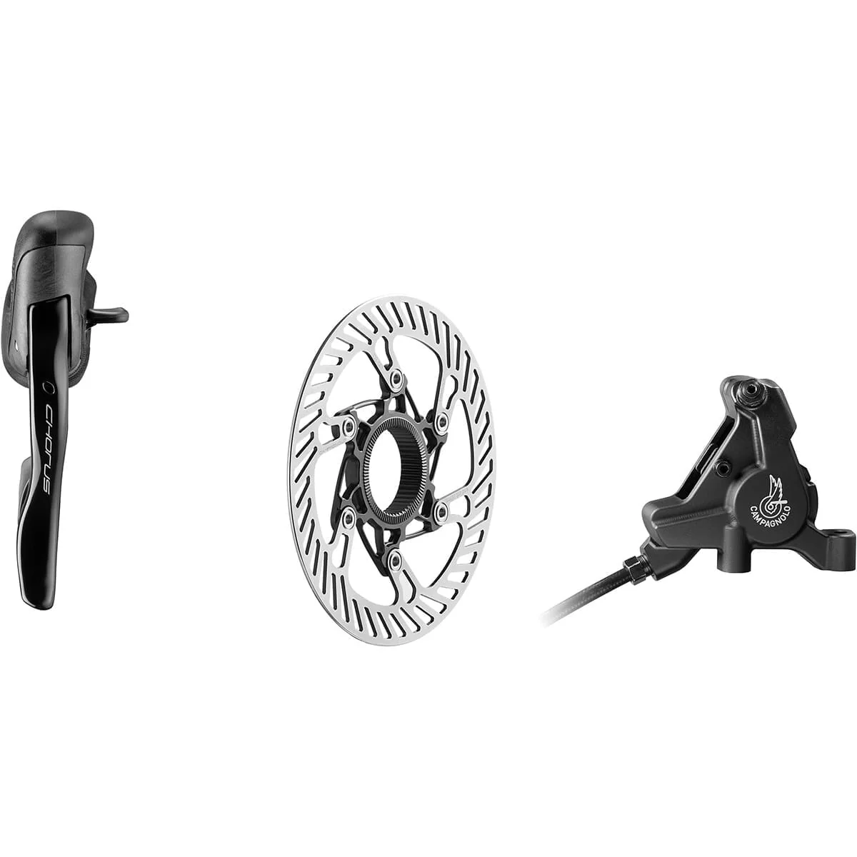 Dźwignia prosta i zacisk przedni 140 mm CAMPAGNOLO CHORUS 12V