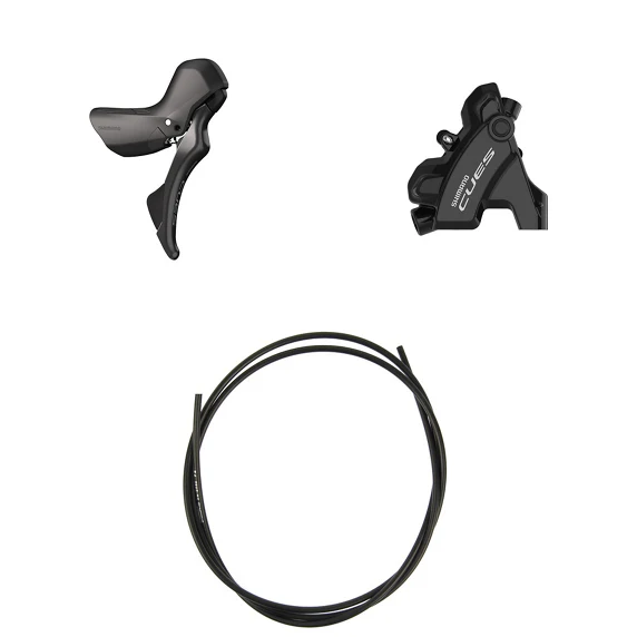 SHIMANO CUES U6030 10/11V Flatmount Discless z prostą dźwignią i zaciskiem tylnym