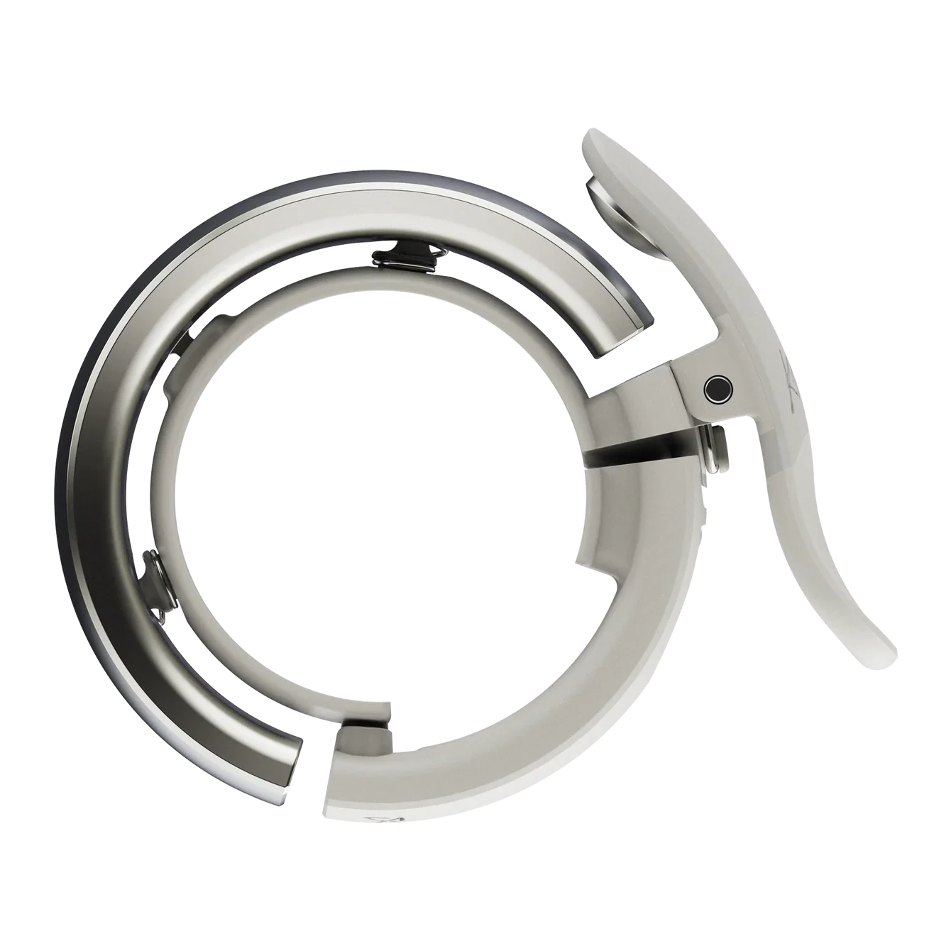 KNOG OI BIKE BELL PRIMA Duży dzwonek szary