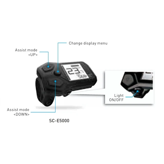 Ekran SHIMANO Steps SC-E5000 I-Spec EV - Image 5
