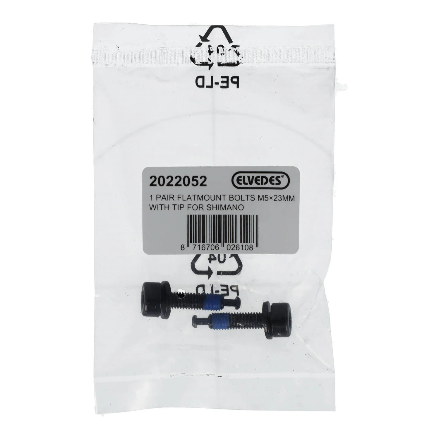 ELVEDES FM Śruba montażowa zacisku tylnego Shimano M5x23 typ C - Image 2
