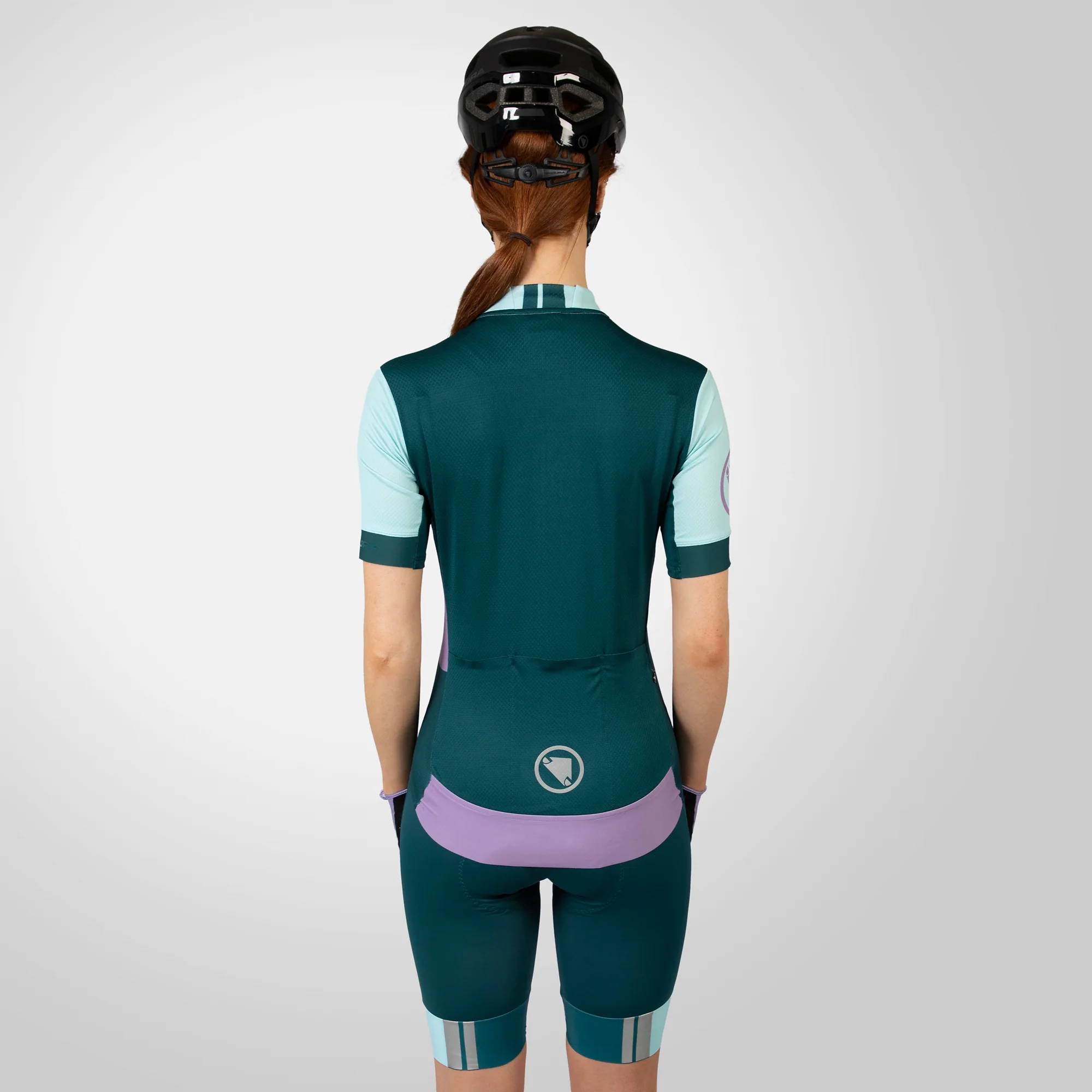 Damska koszulka z krótkim rękawem ENDURA FS260 PRINT Green/Purple - Image 4