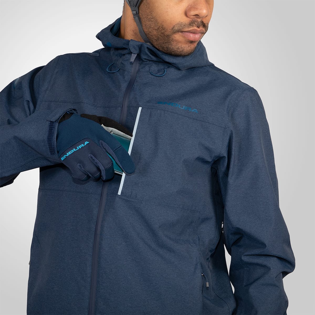 ENDURA HUMMVEE WATERPROOF Jacket Blue - Image 4