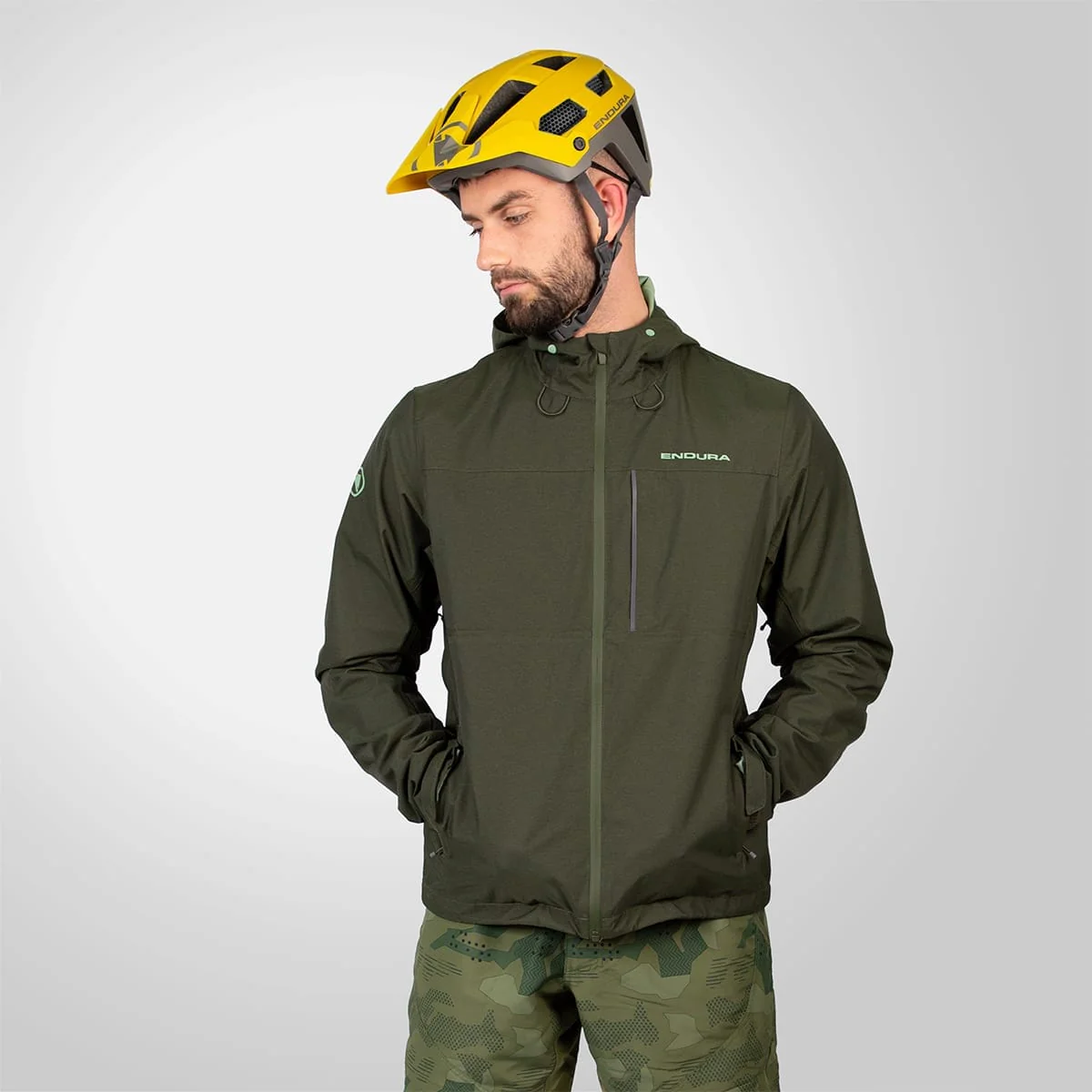 ENDURA HUMMVEE WATERPROOF Jacket Khaki - Image 4