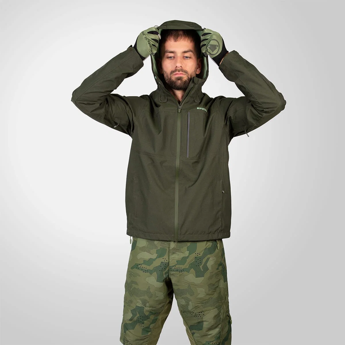ENDURA HUMMVEE WATERPROOF Jacket Khaki - Image 6