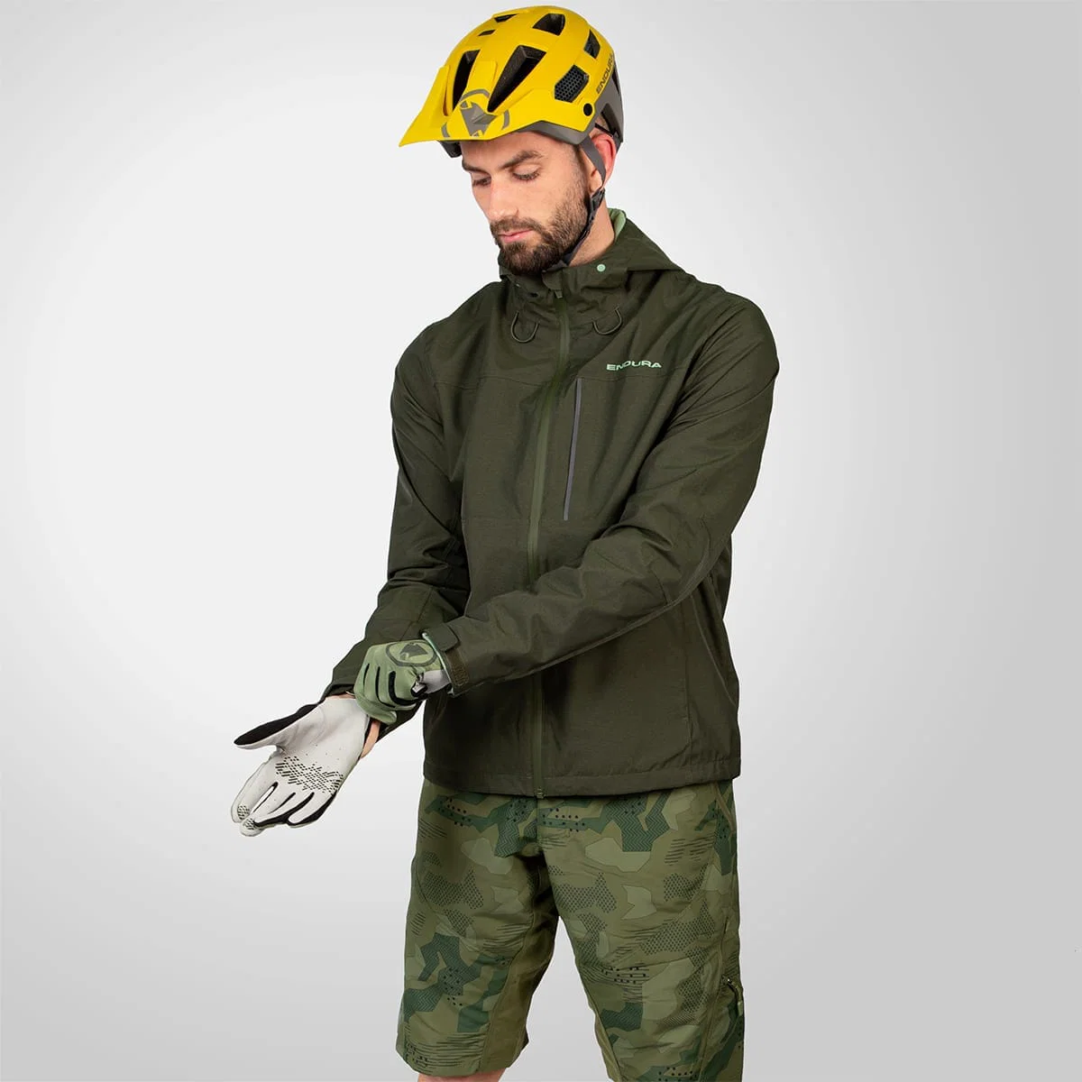 ENDURA HUMMVEE WATERPROOF Jacket Khaki - Image 7