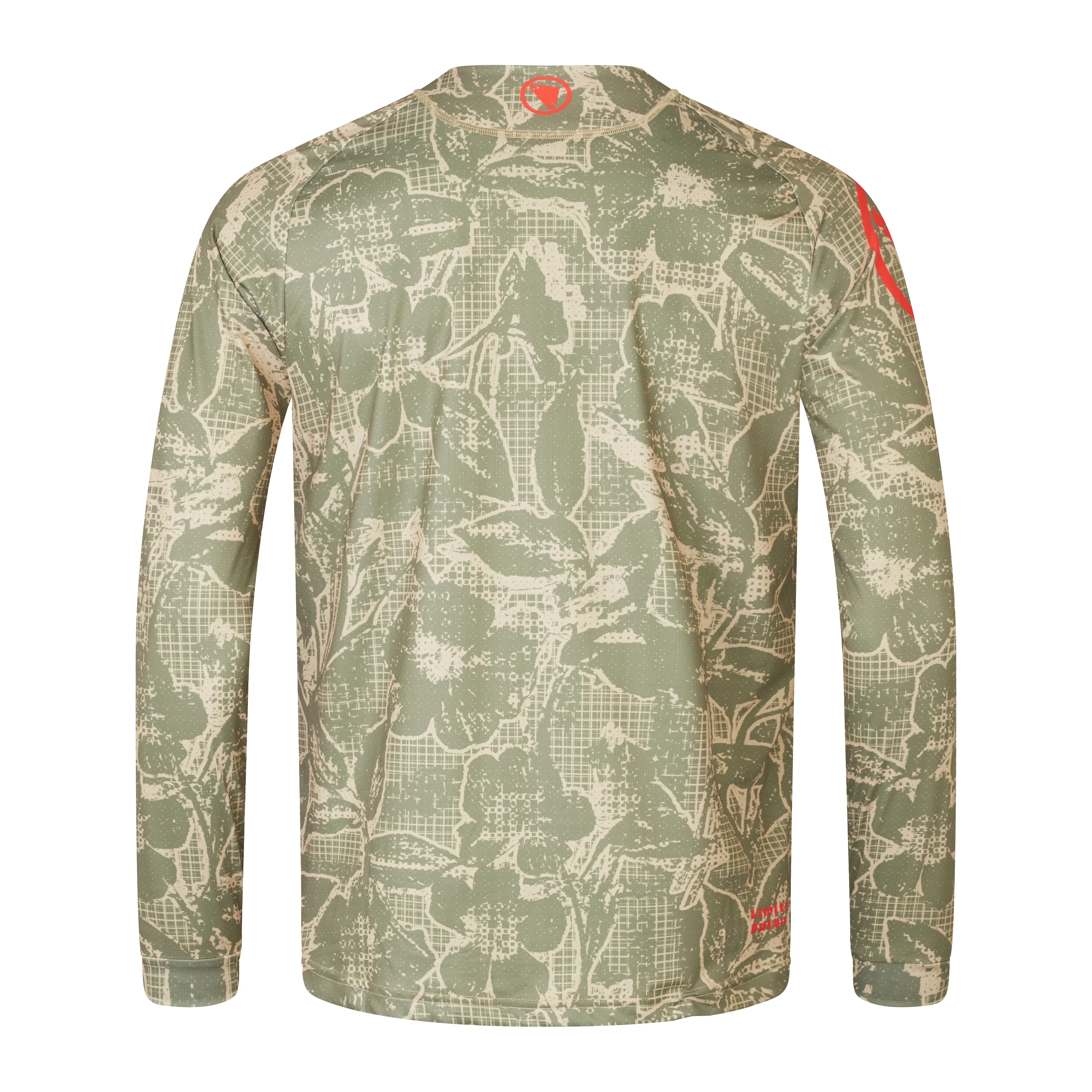 ENDURA LTD PRINTED Camo Jersey z długim rękawem Khaki - Image 2