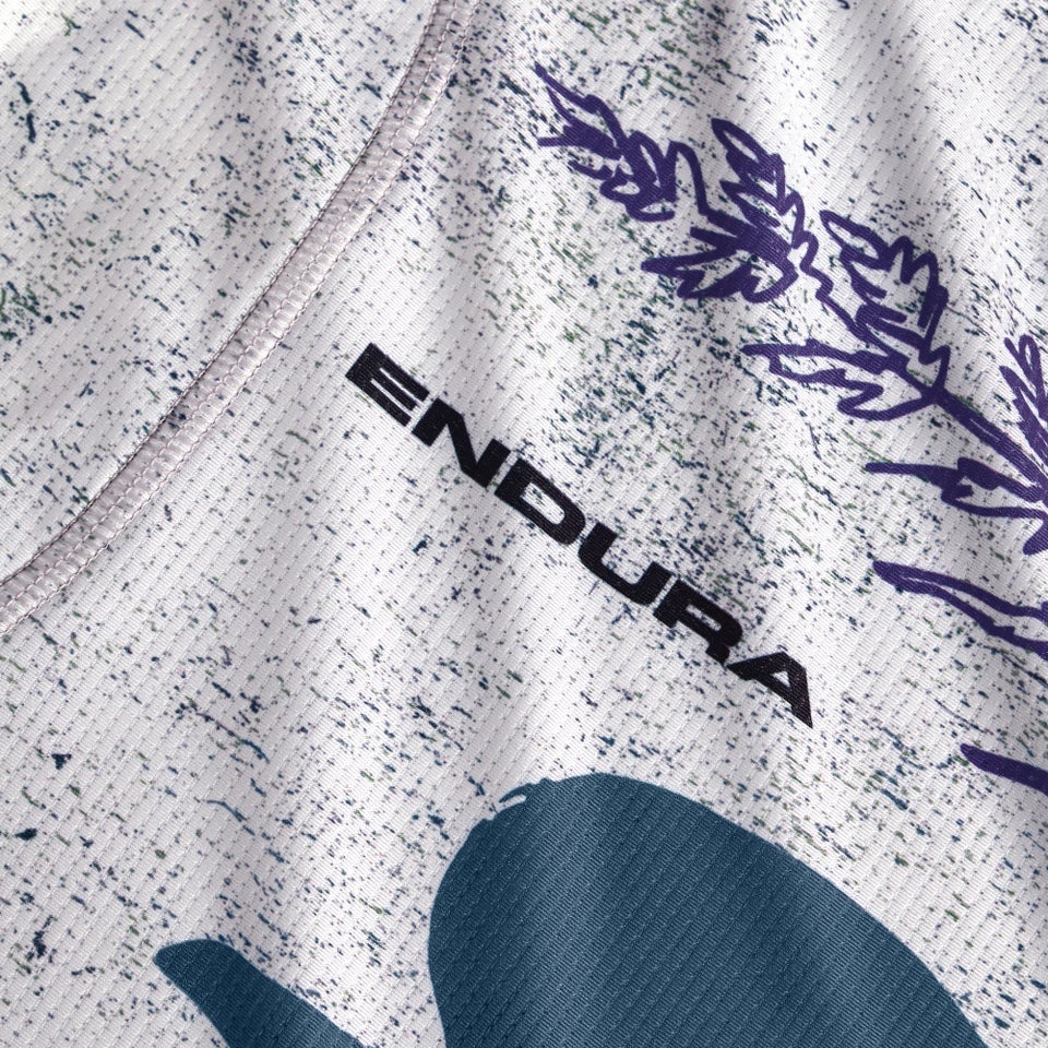 Damska koszulka z krótkim rękawem ENDURA SINGLETRACK PRINT Aero Blue - Image 6