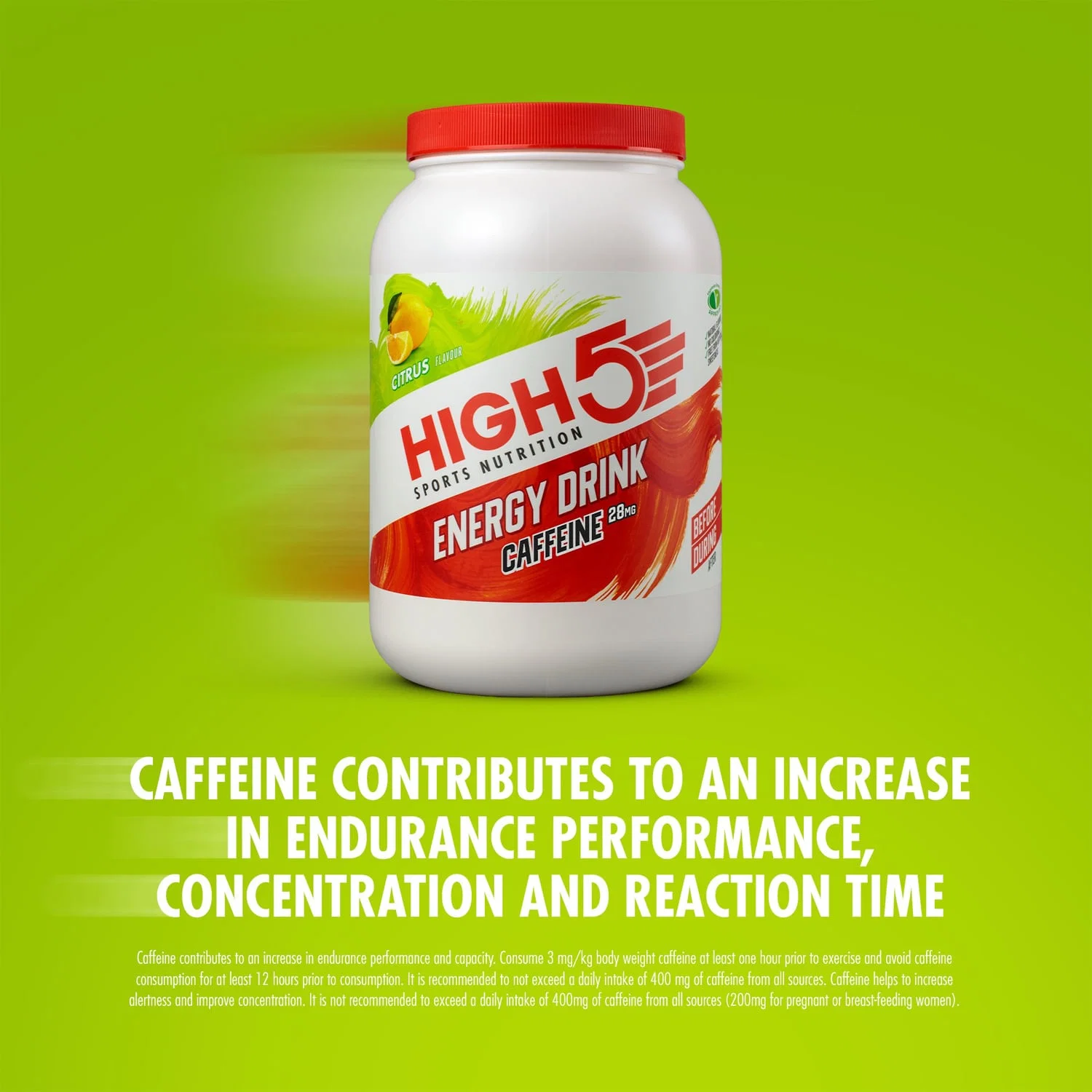 Energy Drink High5 ENERGY DRINK CAFFEINE (2,2kg) Lemon - Image 2