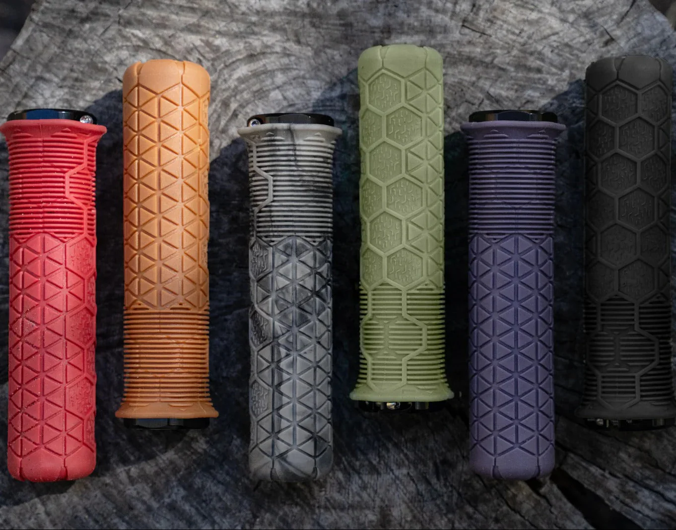 ENVE FRACTAL Lock-On Trail Green Grips - Image 2